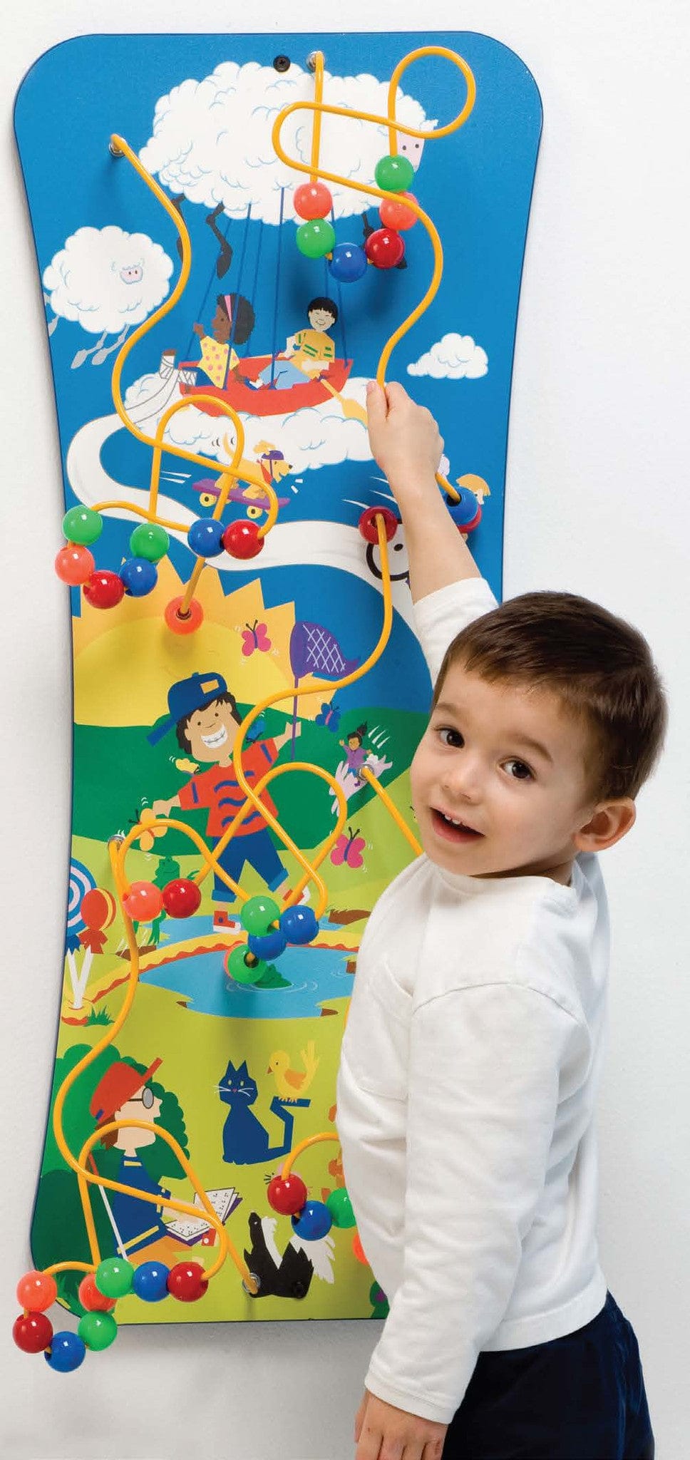 Interactive Harmony Park Wall Maze - Montessori Educational Toy for Kids | Perfect for Home, Classroom & Playroom Learning Activities