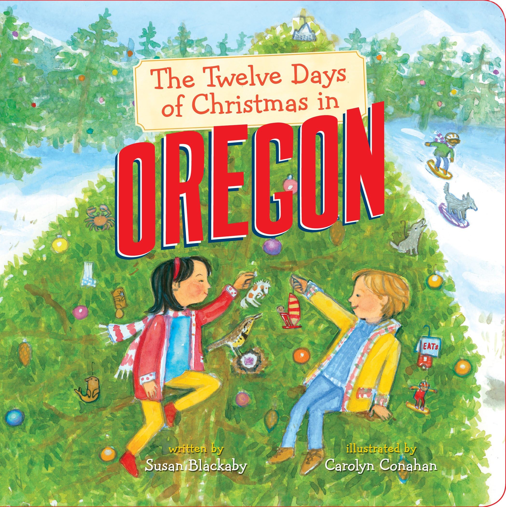 12 Days of Christmas in Oregon Book - American Holiday Traditions & Festive Celebrations | Perfect for Christmas Gifts, Family Reading & Holiday Decor