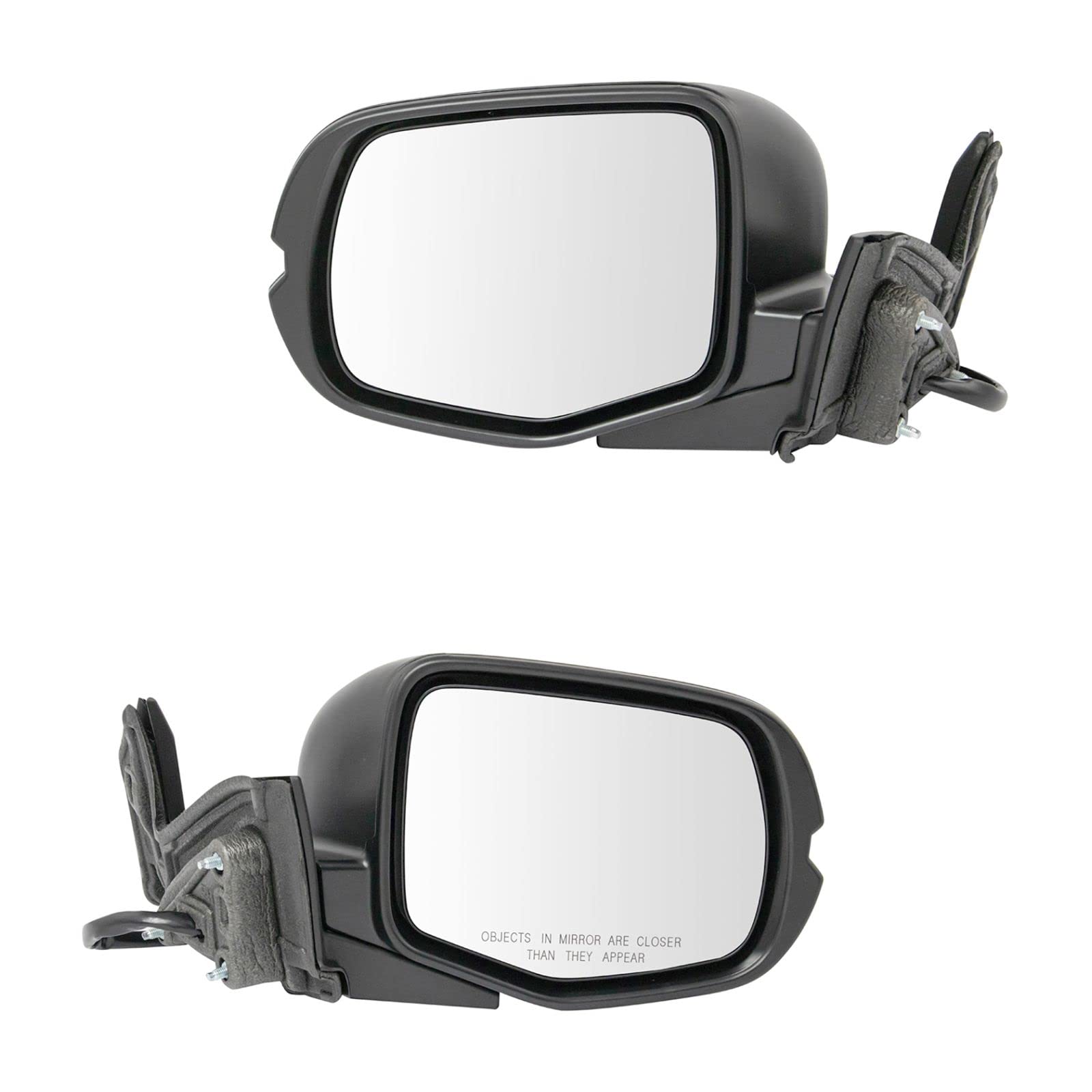 Heated Power Folding Side Mirrors with Turn Signal & Memory Function - Paint to Match for Honda Accord/Civic/CR-V (Perfect for Winter Driving & Parking in Tight Spaces)