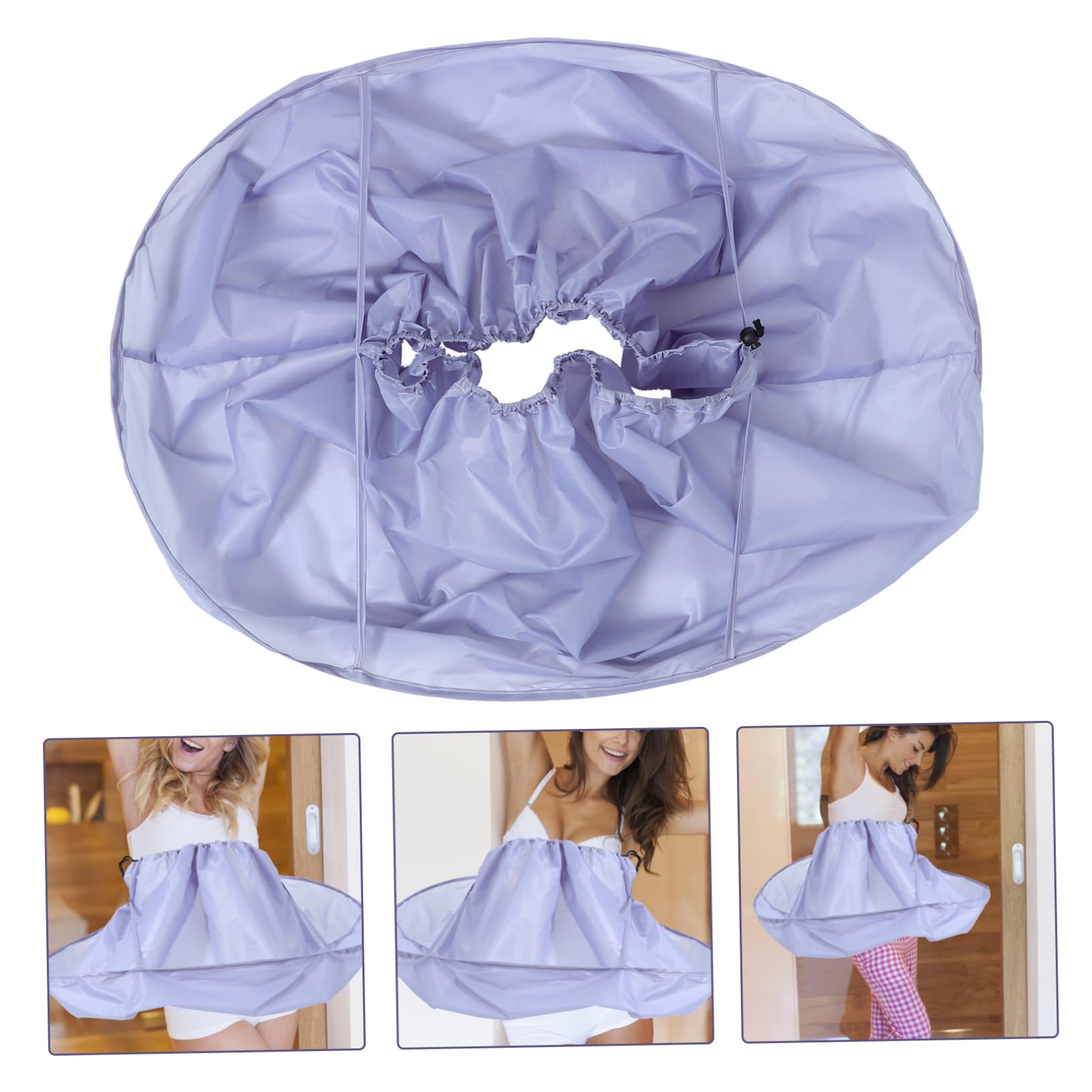 Men's Body Shaving Apron - Armpit Hair Catcher Bib for Smooth Shaving & Trimming - Grey Fabric Shaving Cape by NOLITOY - Perfect for At-Home Grooming, Barbershops & Hair Removal Sessions