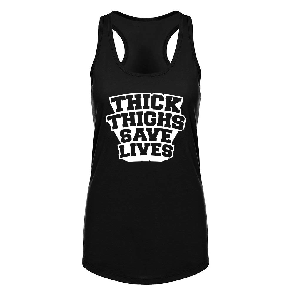 FANNOO Women's Workout Tank Tops - Funny Saying Fitness Gym Racerback Sleeveless Shirts for Running, Yoga & Gym Training