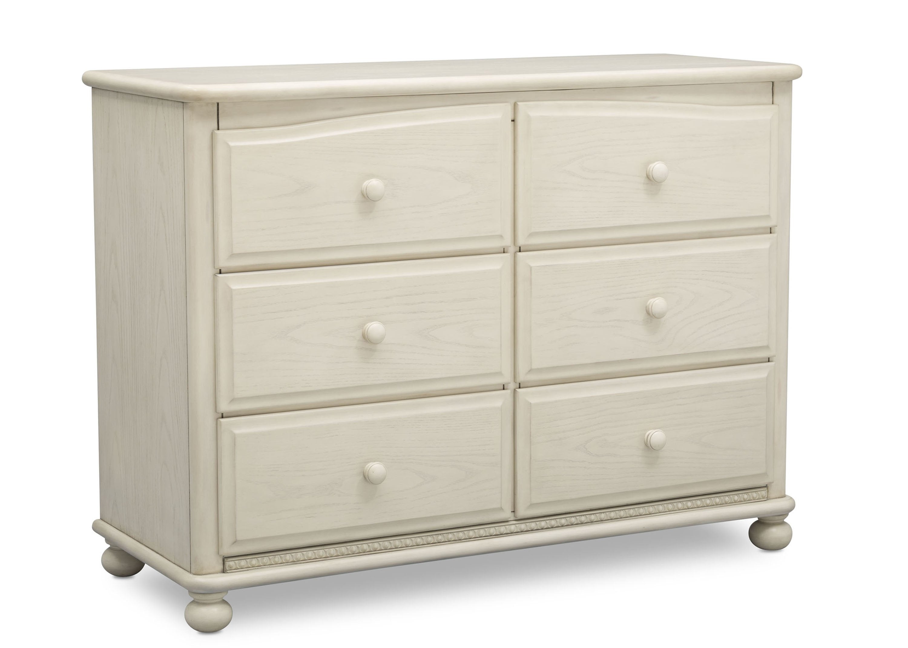 Cortona 6-Drawer Wooden Dresser for Bedroom - Modern Chest of Drawers with Smooth Gliding Drawers for Clothes Storage | Perfect for Master Bedroom, Guest Room & Nursery Organization