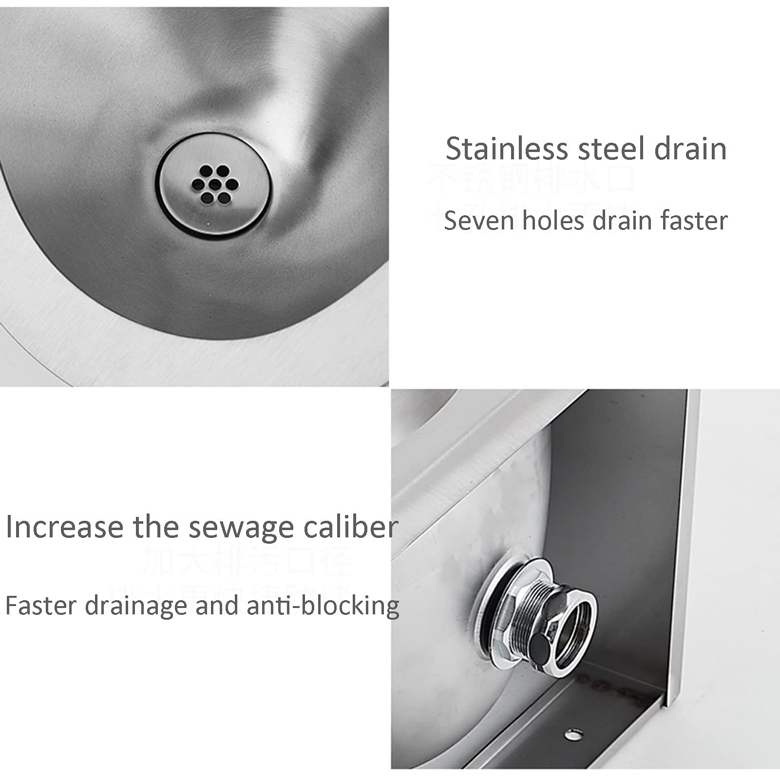 304 Stainless Steel Wall Mounted Urinal - Commercial Automatic Flush Washout Urinal with Induction Drainage for Public Restrooms, Hotels & Homes - Durable Bathroom Accessory in Gold Finish for Modern Spaces