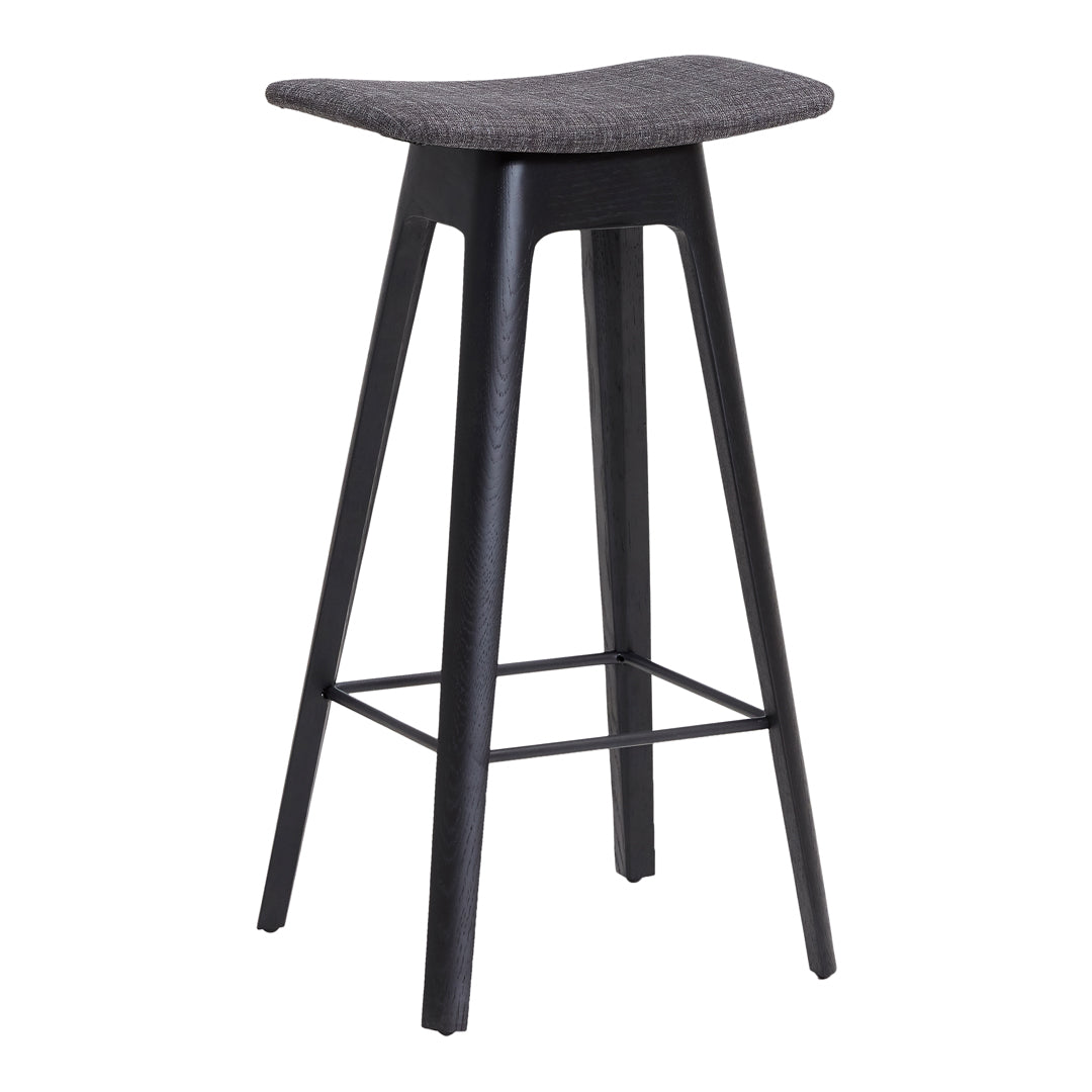 HC1 Counter Stool - Upholstered Bar Stool with Comfortable Seat, Adjustable Height for Kitchen Island, Breakfast Bar & Home Decor - Modern Dining Furniture