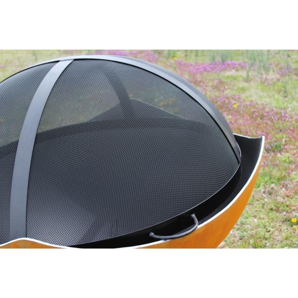 34.5 Inch Fire Pit Spark Screen for Manta & Asia 36 Inch Fire Bowls - Heavy Duty Stainless Steel Mesh Cover - Perfect for Outdoor Patio, Backyard, Camping & Garden Fire Safety