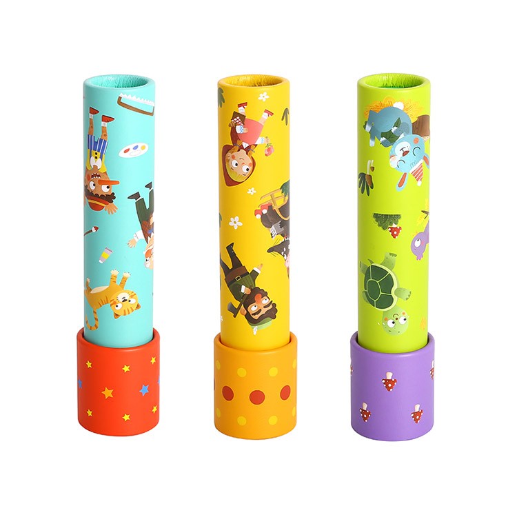 Tooky Toys Kaleidoscope - Assorted Fairy Tale Designs (Little Red Riding Hood, Pinocchio, Tortoise & Hare) | Educational STEM Toy for Kids | Perfect for Storytelling, Classroom Activities & Sensory Play