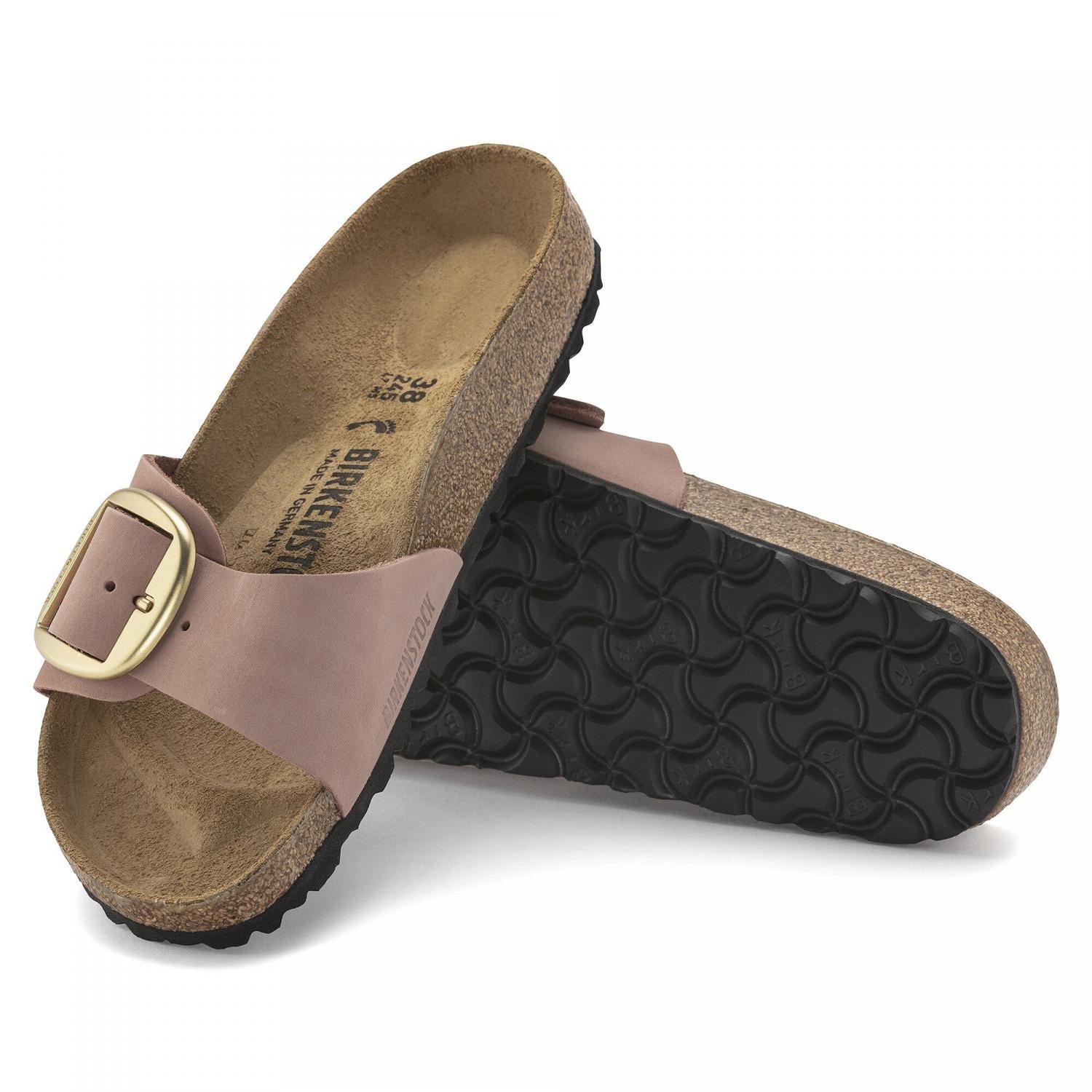 Madrid Big Buckle Sandals for Women - Comfortable Summer Slide Sandals with Adjustable Buckle | Perfect for Beach, Vacation & Casual Outfits