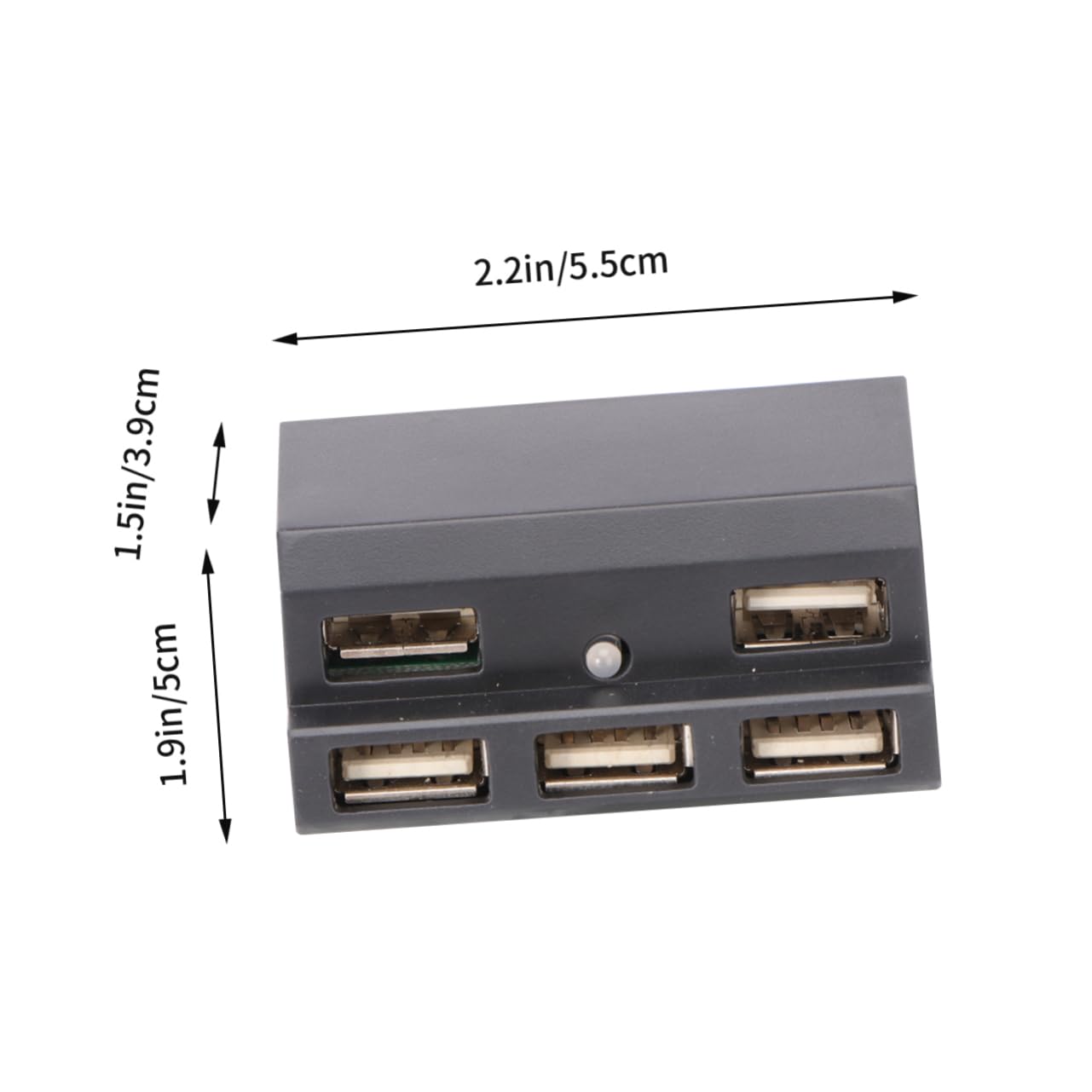 Veemoon 7-Port USB Hub with Fast Charging - Multi USB Port Extender & Power Adapter for Desktop, Laptop, PC - USB Digital Converter & Charging Station for Home, Office, Travel - Ideal for Charging Phones, Tablets, Cameras & More