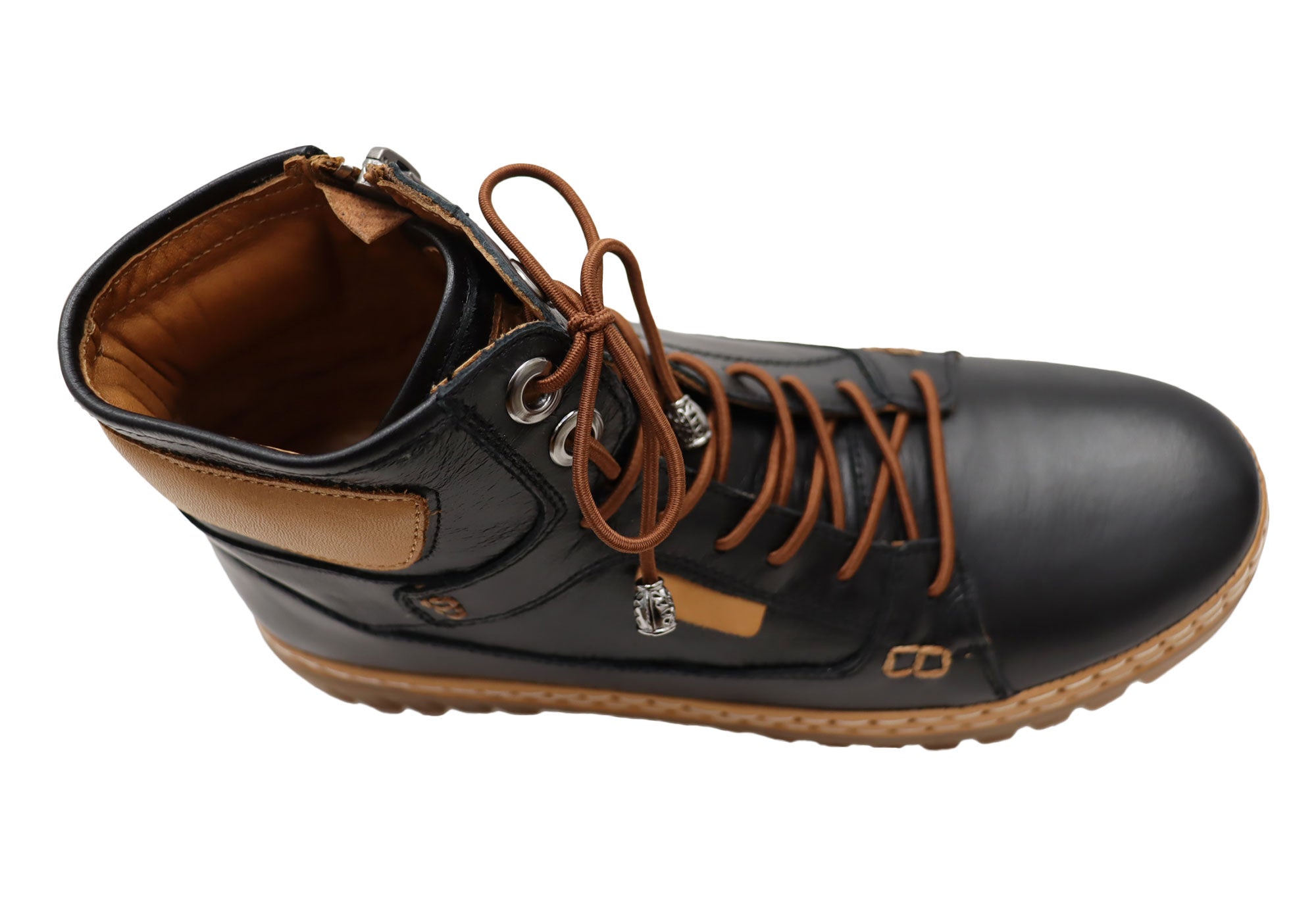Orizonte Burson Women's European Comfortable Leather Ankle Boots - Stylish & Supportive for Work, Travel & Everyday Wear