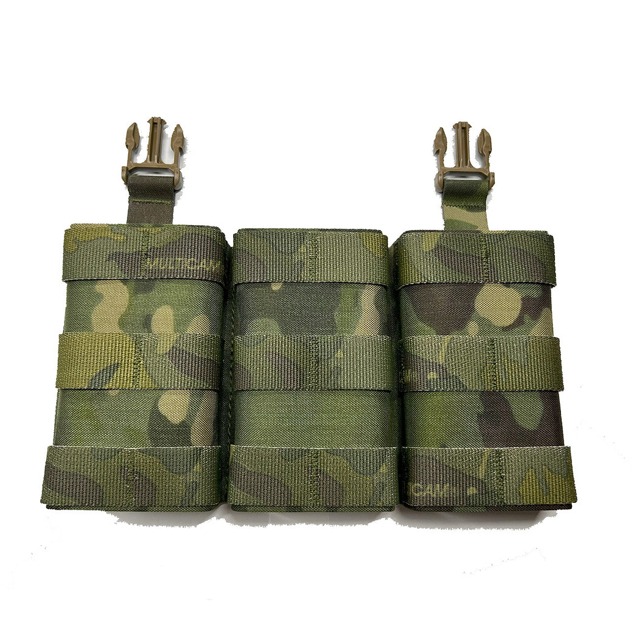 Esstac 7.62 Triple Daeodon Front Panel with MOLLE Webbing - Tactical Magazine Pouch for AR-15, AK-47 | Perfect for Range Training, Hunting & Military Operations