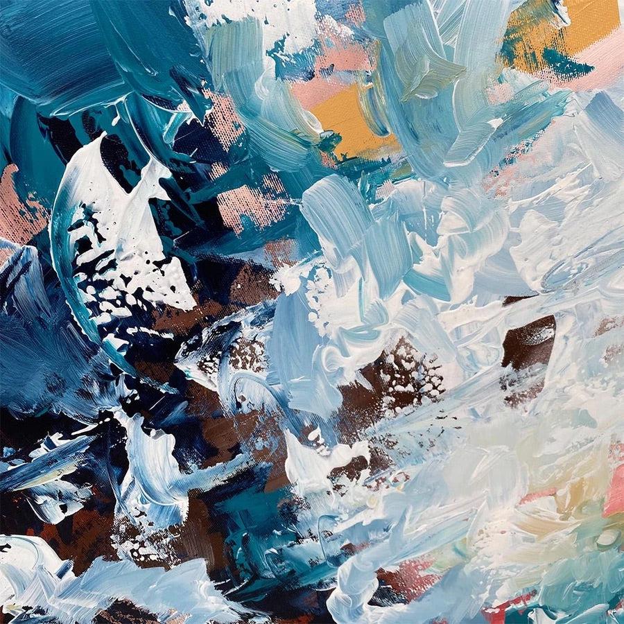 The Beat Of The Ocean - Original Seascape Painting for Coastal Home Decor & Beach House Wall Art