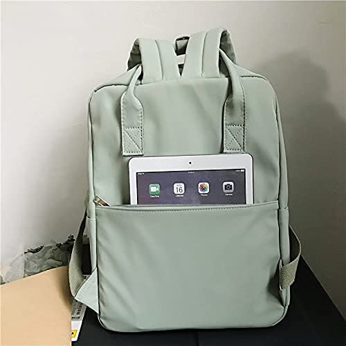GGOOB Cute Kawaii Aesthetic Backpack for School - Lightweight Laptop Backpack with Multiple Pockets, Trendy Green College Backpack for Girls & Teens | Perfect for School, Travel & Daily Use