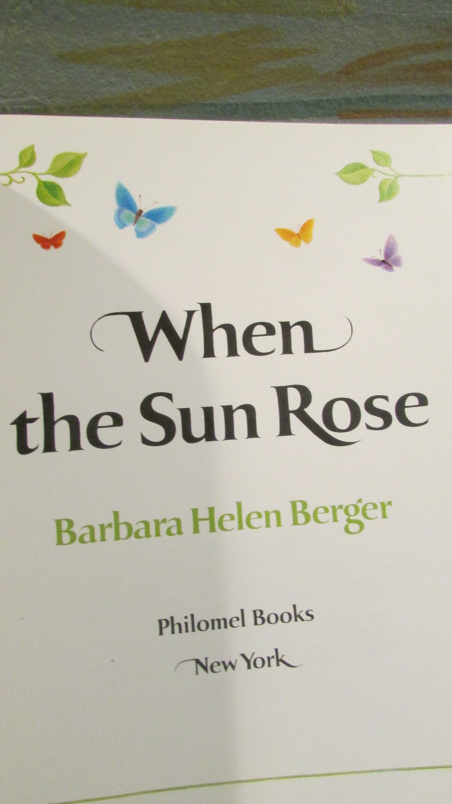 When the Sun Rose (Sandcastle Books) - Heartwarming Children's Storybook for Bedtime Reading & Classroom Storytime