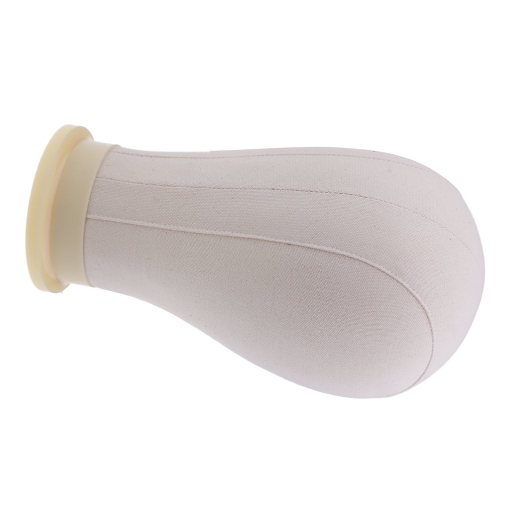 GAH 22 Inch Canvas Cork Mannequin Head - Wig Making, Hat Display, Glasses Holder with Pins for Salon, Crafting & Retail Store Decoration