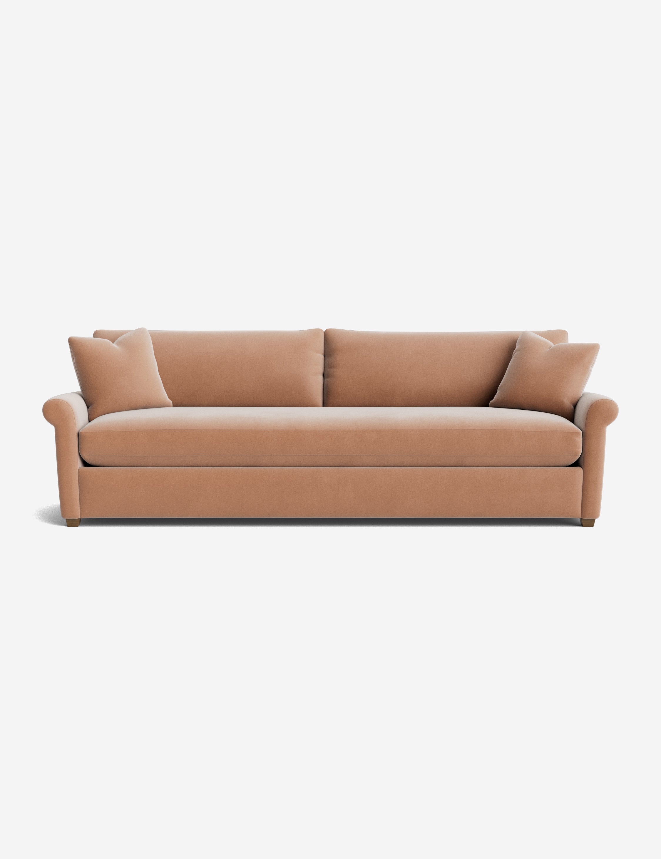 Everdeen Sofa - Modern Comfortable 3-Seater Couch for Living Room, Home Theater & Office - Soft Fabric Upholstery with Sturdy Wooden Frame - Perfect for Relaxing, Entertaining & Small Spaces