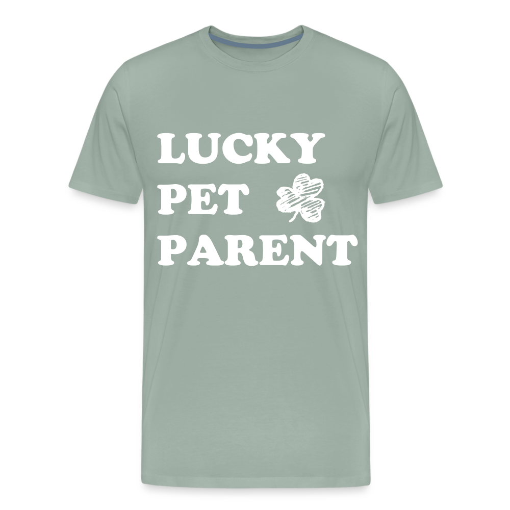 Lucky Pet Parent Premium T-Shirt - Soft & Comfortable Pet Lover Tee for Dog & Cat Owners - Perfect for Casual Wear, Gifts & Pet Events
