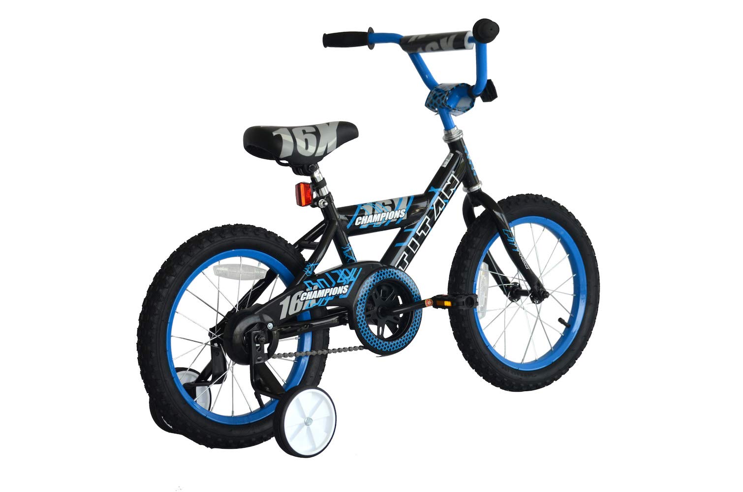 TITAN Champion Deluxe Boys BMX Bike - 20 Inch Lightweight Aluminum Frame, Adjustable Seat - Perfect for Kids Ages 8-12, Street & Dirt Track Riding, Stunts & Freestyle Tricks