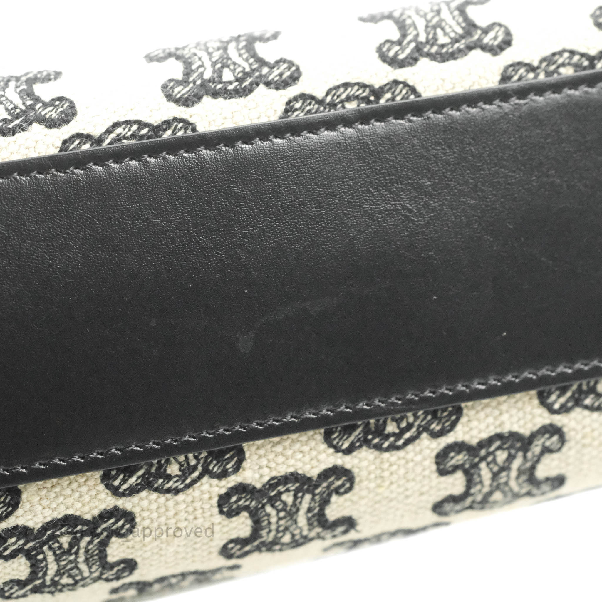 Celine Small Cabas Vertical Tote Bag with Triomphe Embroidery in Black Textile - Perfect for Work, Travel & Everyday Luxury Fashion Accessory