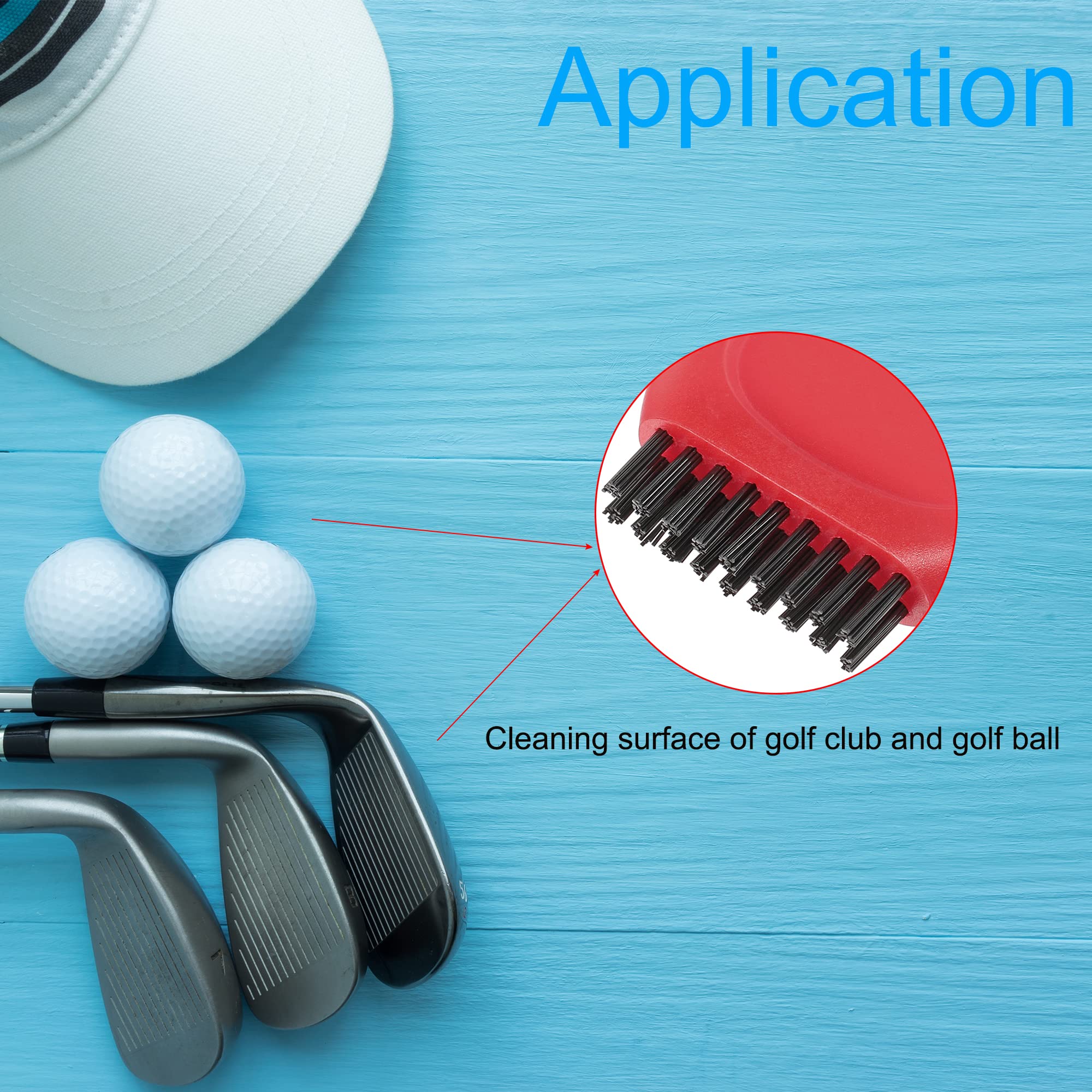 Mini Golf Club Brush - Soft & Portable Golf Club Cleaner for Dust Removal | Perfect for Golf Course & Home Practice