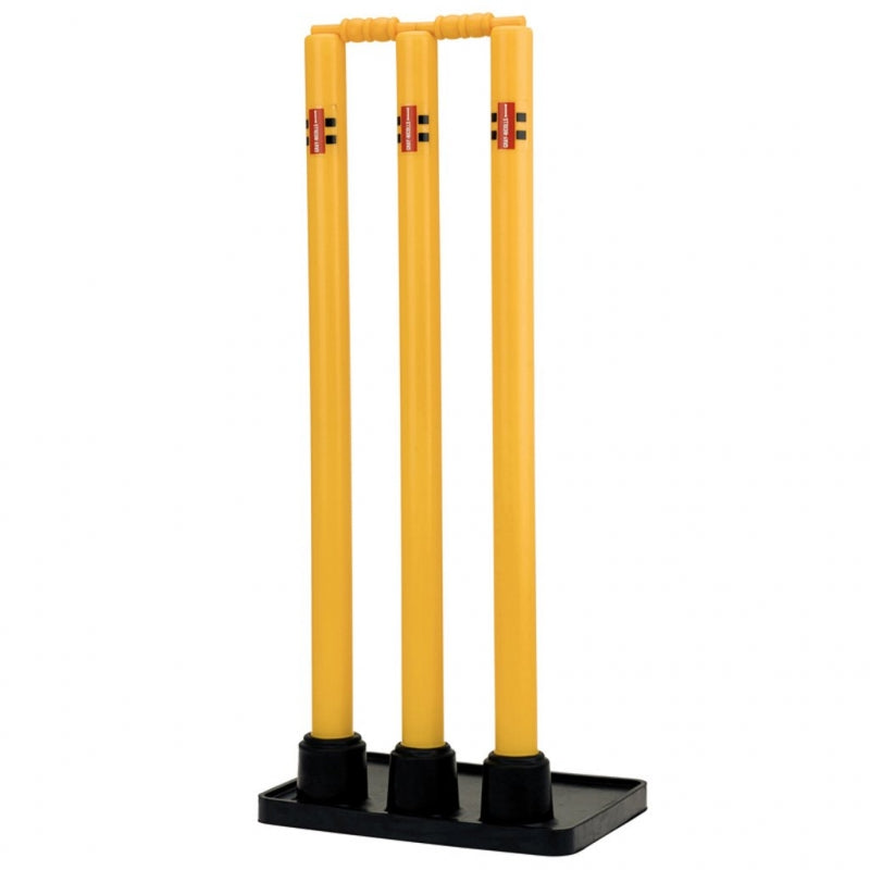 Gray Nicolls Plastic Cricket Stumps - Durable & Lightweight for Backyard Cricket Practice, Training & Matches