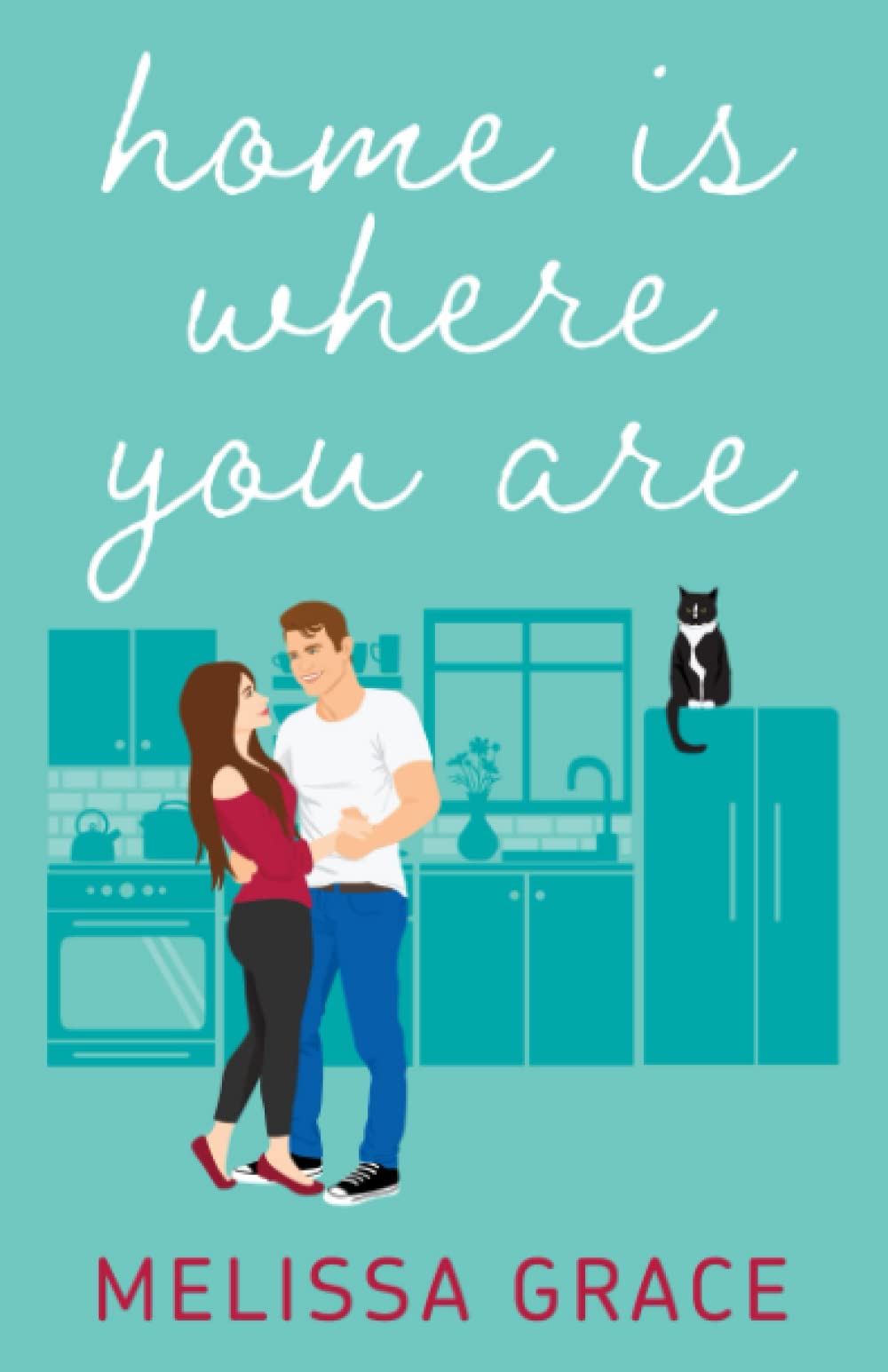 Home Is Where You Are (Midnight in Dallas) - Romantic Wall Art Decor for Bedroom, Living Room & Office - Perfect Gift for Couples & Home Lovers