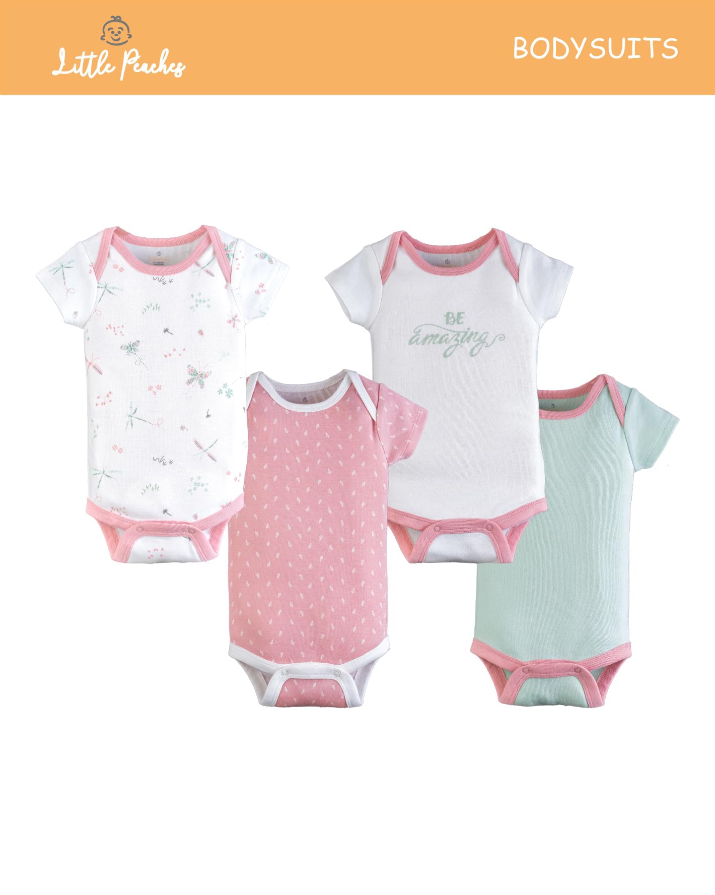 Newborn Baby Clothes Gift Set for Girls & Boys 0-3 Months - Soft Cotton Layette Outfit with Hat & Mittens | Perfect Baby Shower Gift & First Outfit for Newborns