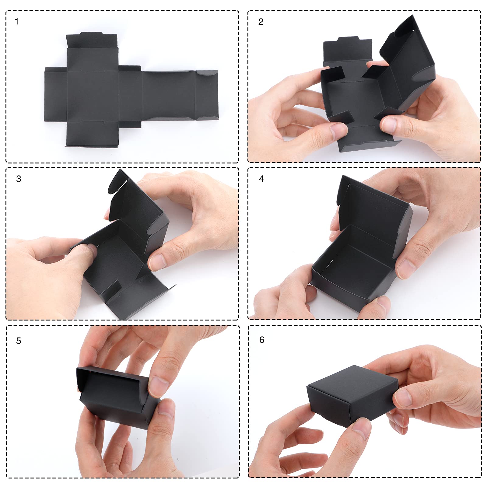Sdoot Jewelry Ring Boxes Bulk - 100 Pack 1.57