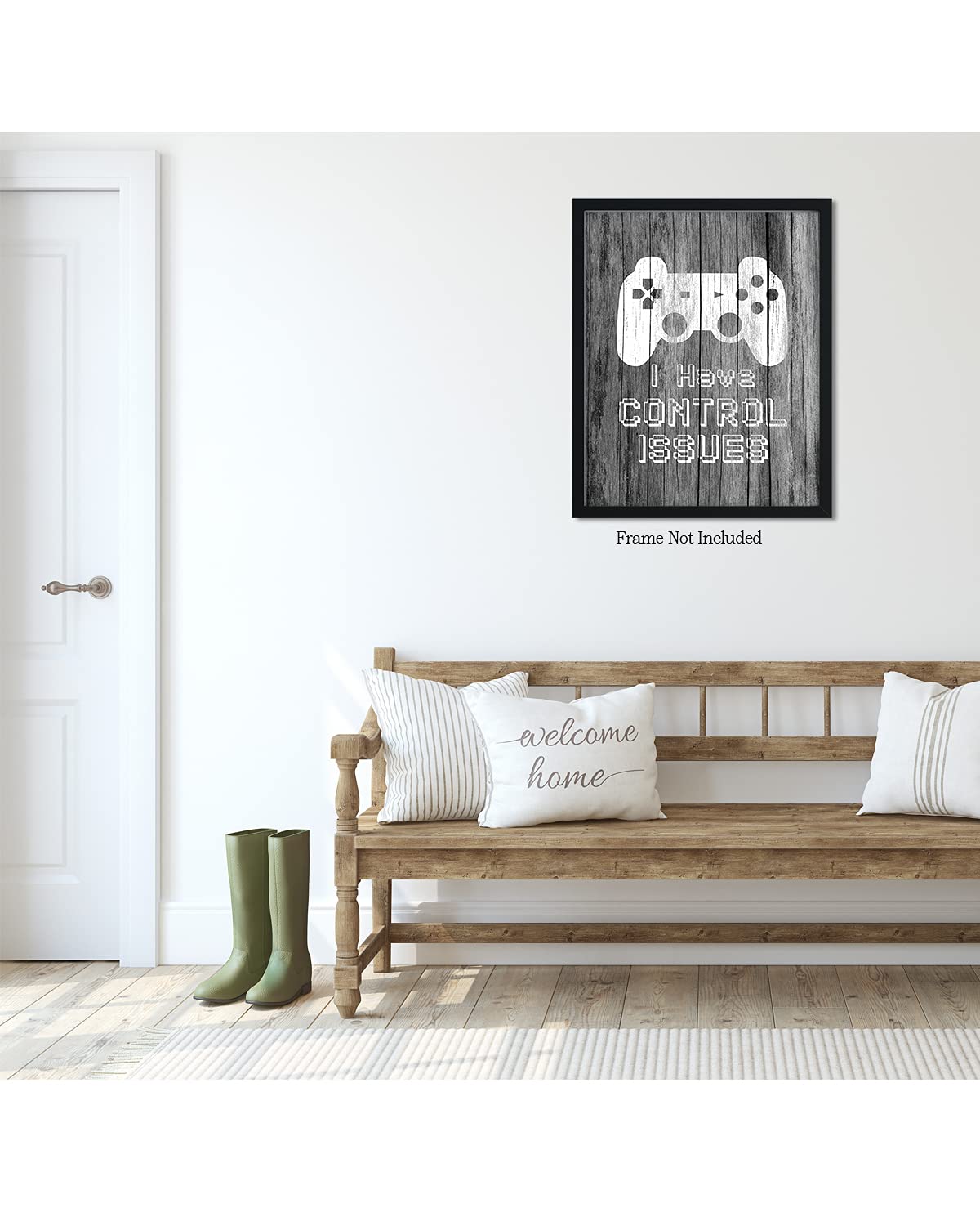 Funny Video Gaming Wall Art - 32x40 Unframed Poster for Gamers - Perfect for Gamer Gifts, Birthday Party Decor & Game Room Wall Decor - Great for Living Room, Bedroom or Man Cave
