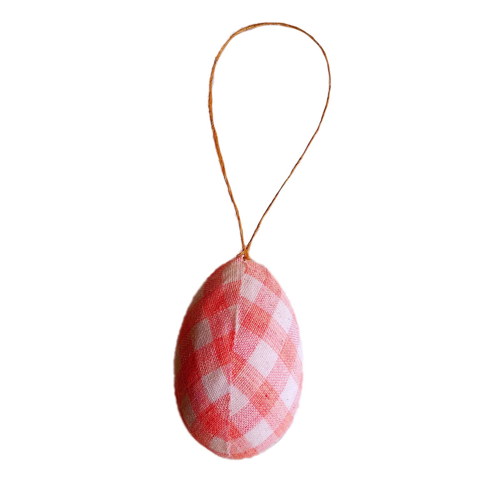 10 Pcs Easter Egg Hanging Ornaments - Pink & White Buffalo Plaid Foam Decorations for DIY Crafts, Easter Tree Party, Home & School Decor | Perfect for Spring Celebrations, Classroom Activities & Holiday Festivities