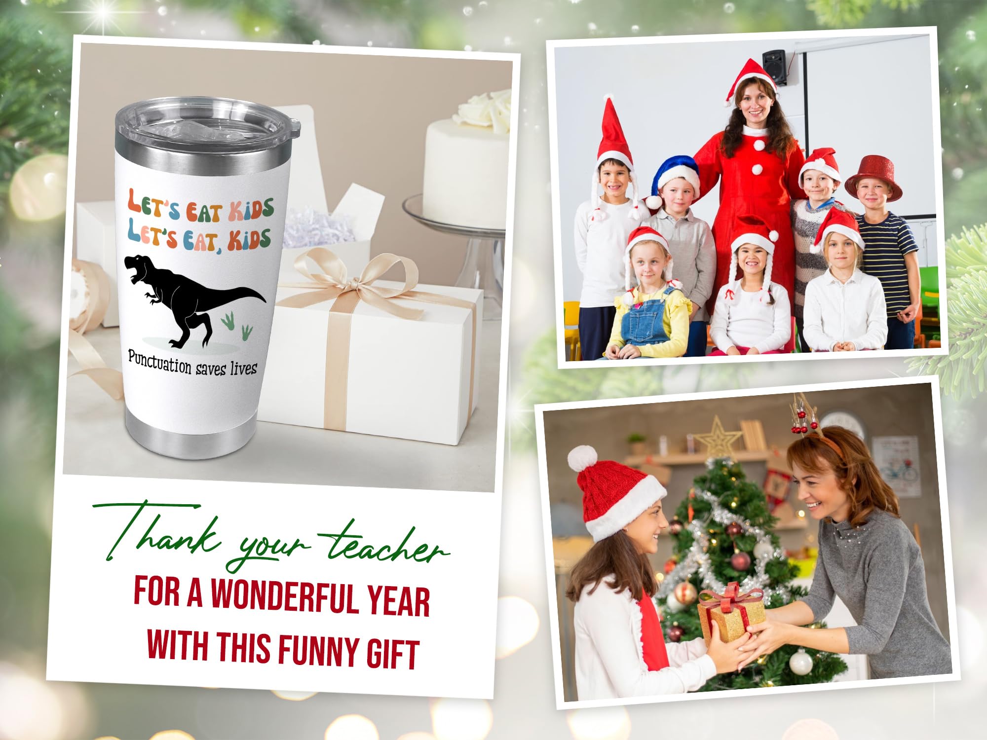 OASSIE 20oz Stainless Steel Tumbler - Teacher Appreciation Gift for Women, Graduation & Back to School