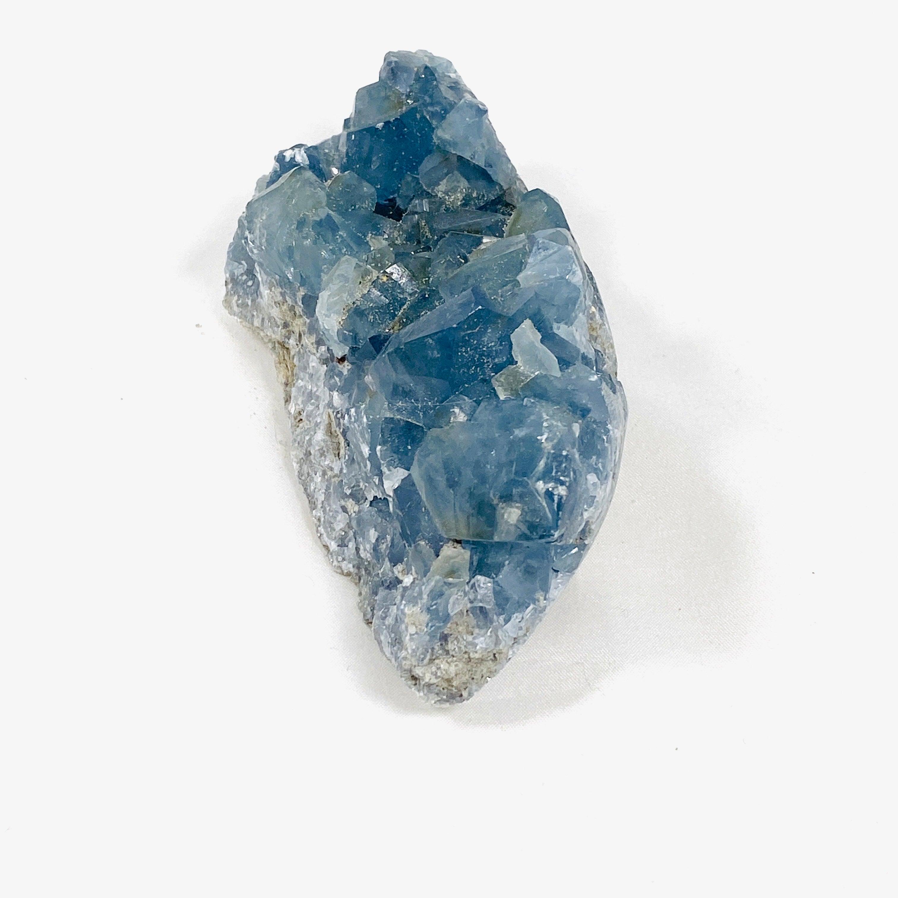 Natural Celestite Crystal Cluster - Healing Stone for Meditation, Stress Relief & Home Decor (CEL 02) | Perfect for Spiritual Healing, Yoga Spaces & Positive Energy