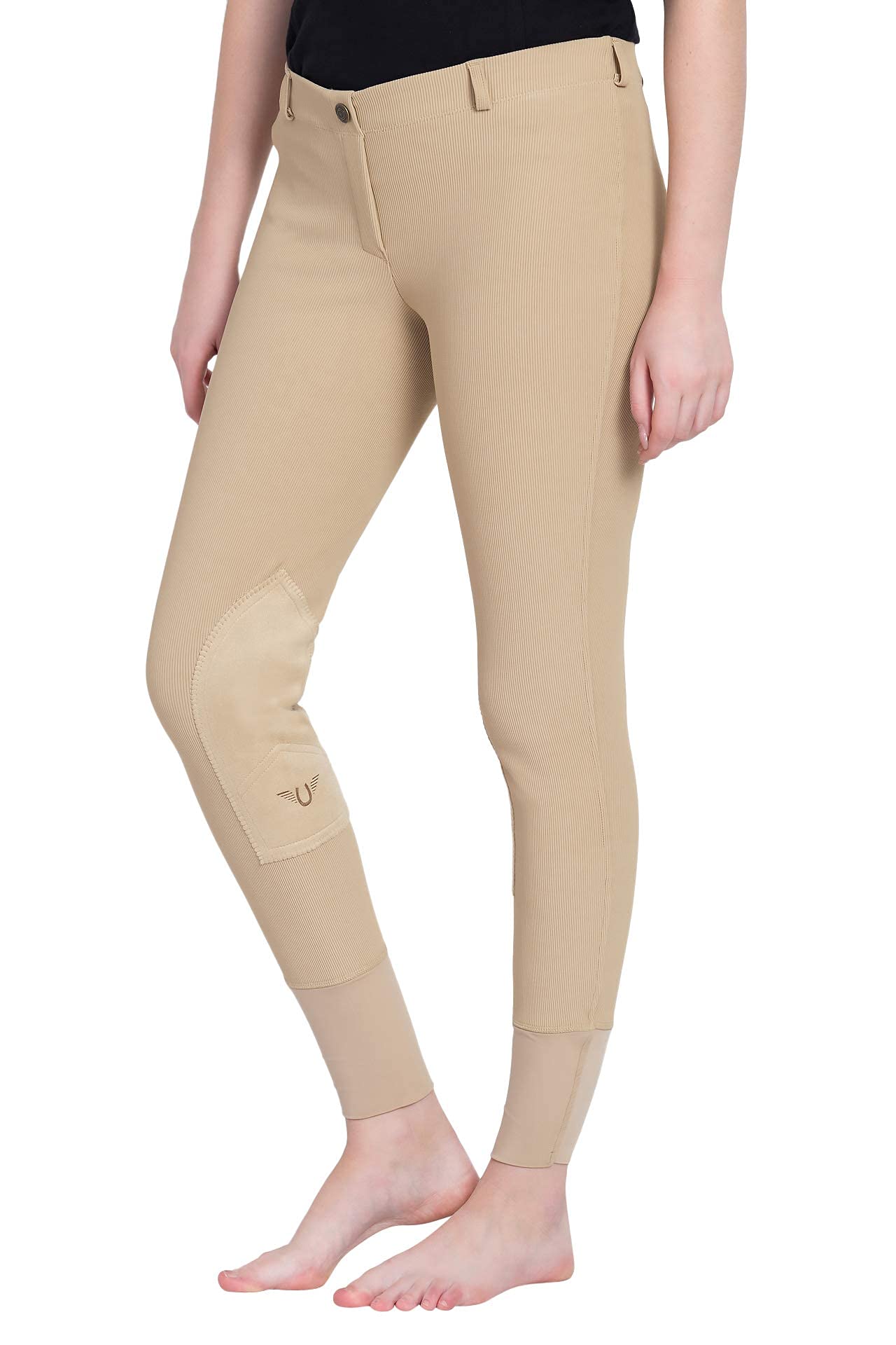 TuffRider Women's Ribb Pull-On Breeches for Equestrian Riding
