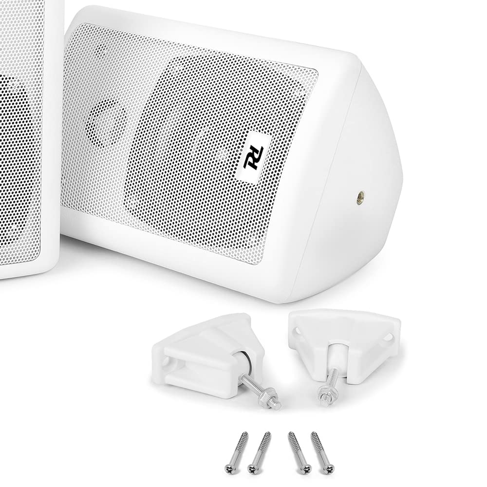 Skytec Passive Wall Mounted Speakers Pair - White 4