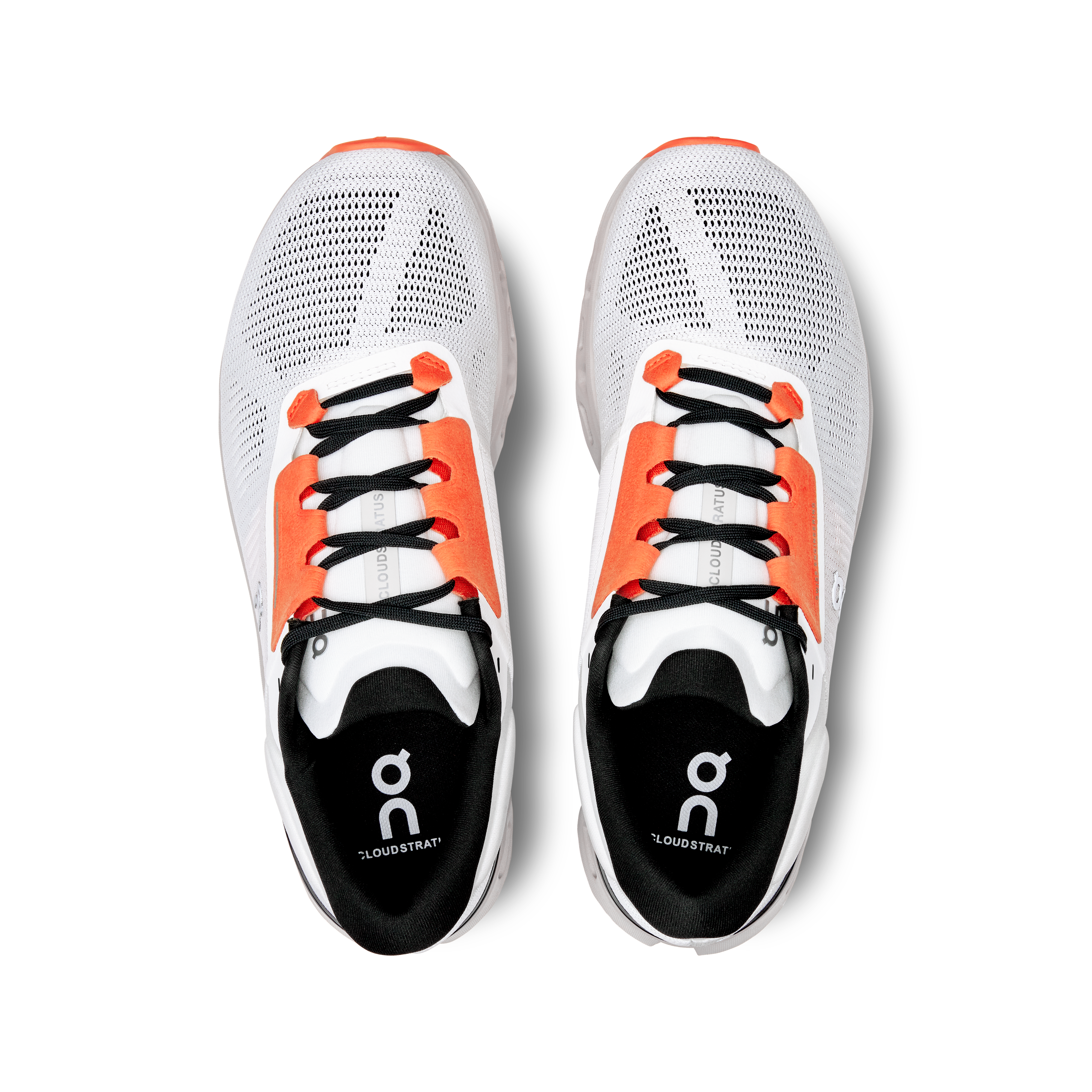 On Running Men's Cloudstratus 3 Running Shoes - White/Sand - Lightweight Cushioned Sneakers for Road Running & Jogging