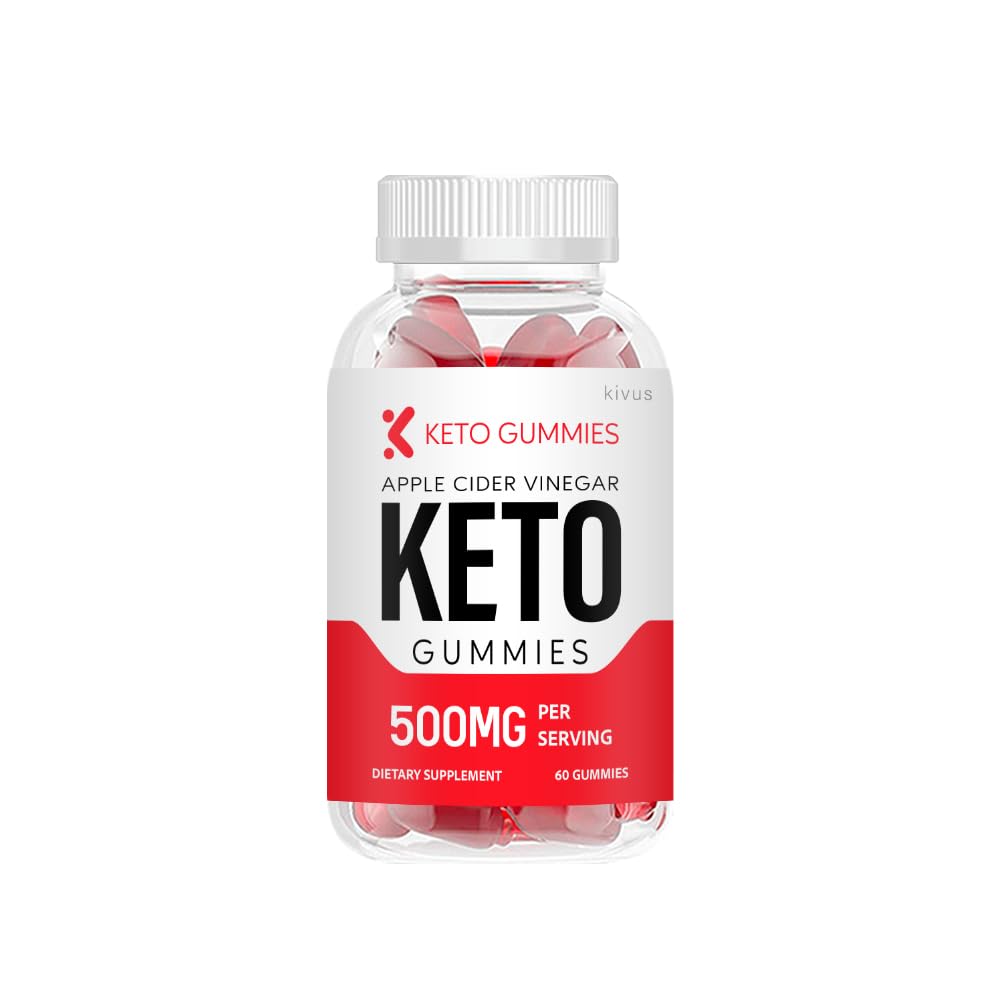 Kivus Keto Gummies with Apple Cider Vinegar - Low Carb Sugar Free Snacks for Ketogenic Diet (60 Count) | Perfect for Weight Loss, Energy Boost & On-the-Go Keto Lifestyle