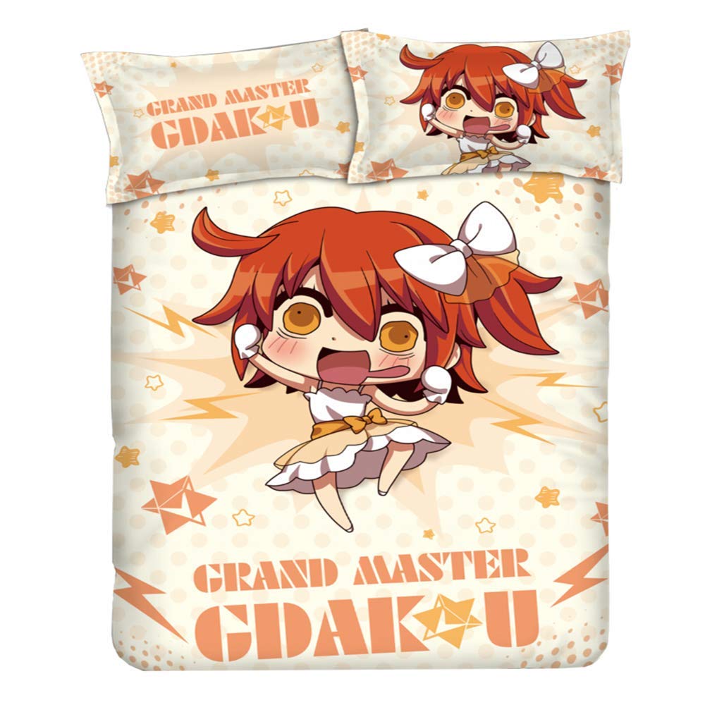 KOSEART Gudako - Fate Japanese Anime Bedding Set with Duvet Cover & Pillowcases | Soft & Comfortable for Anime Fans | Perfect for Cosplay, Themed Bedrooms & Gift Giving