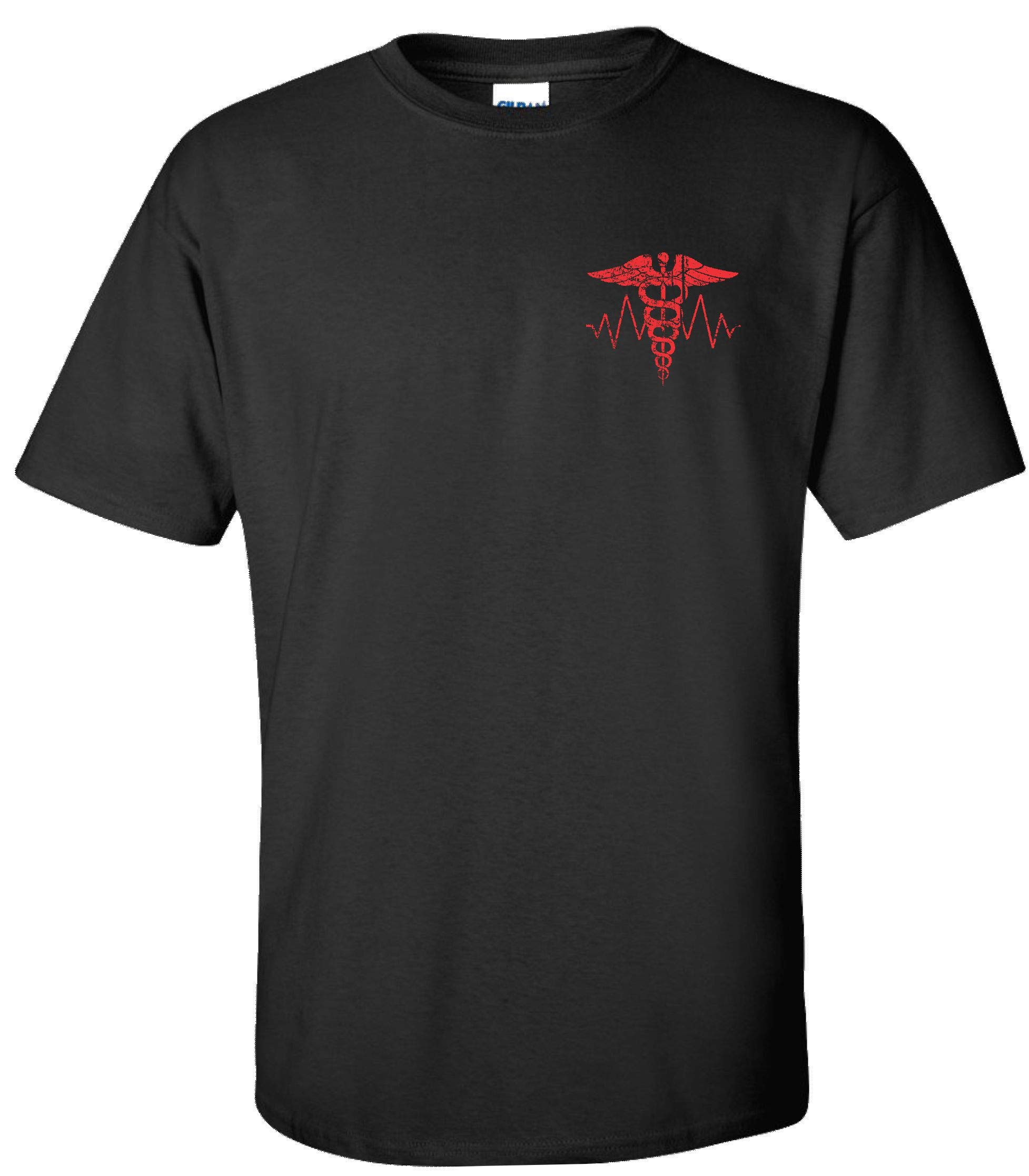 Patriot Apparel Nurse Thin Red Line Unisex T-Shirt - Support First Responders - Comfortable Cotton Tee for Work, Casual Wear & Medical Professionals