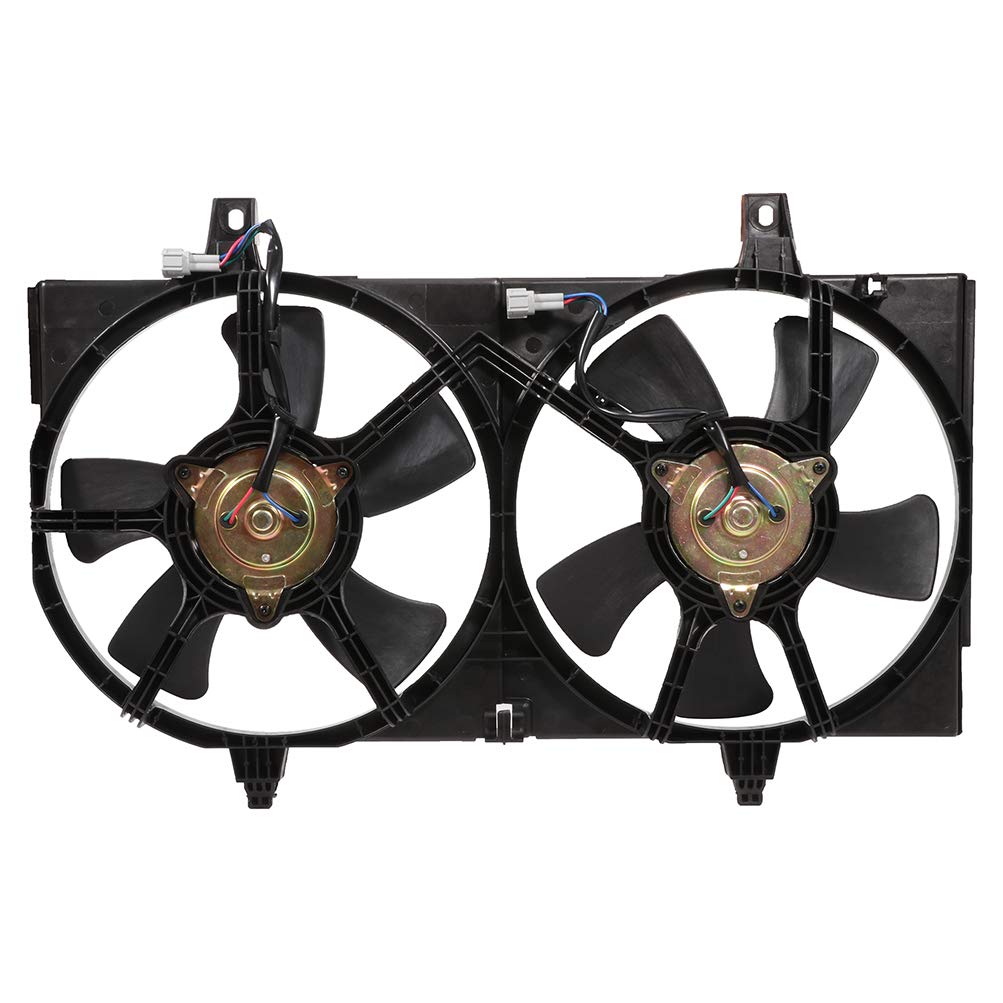 SCITOO Radiator Cooling Fan Replacement for 2000-2001 Infiniti I30 & Nissan Maxima - High Performance Auto Cooling System for Engine Overheating Prevention