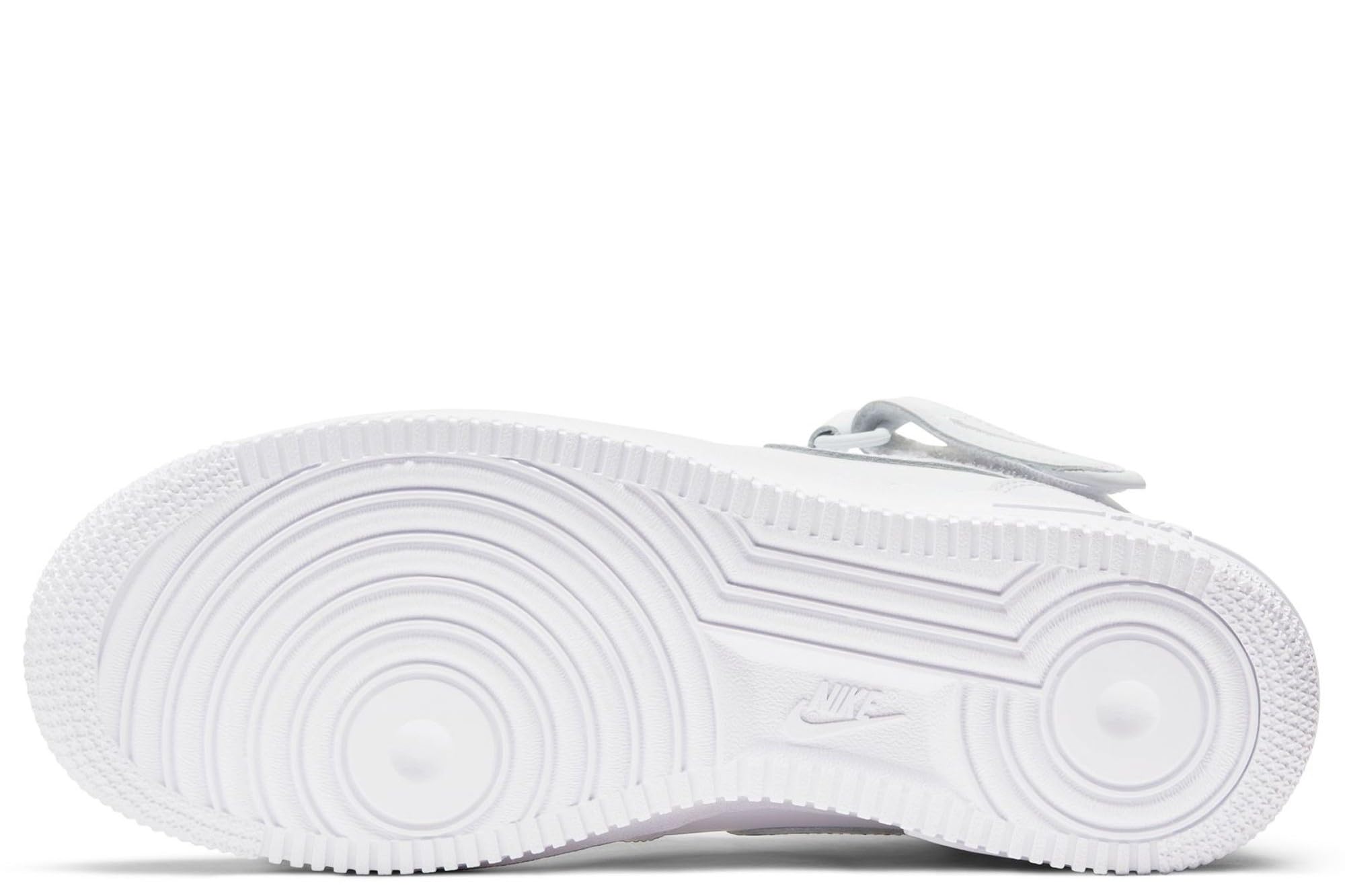 Nike Women's Air Force 1 '07 Mid Sneakers - Size 8.5 US - White/White - Casual & Athletic Shoes for Everyday Wear, Gym & Street Style