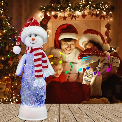 A-red Hat Snowman
