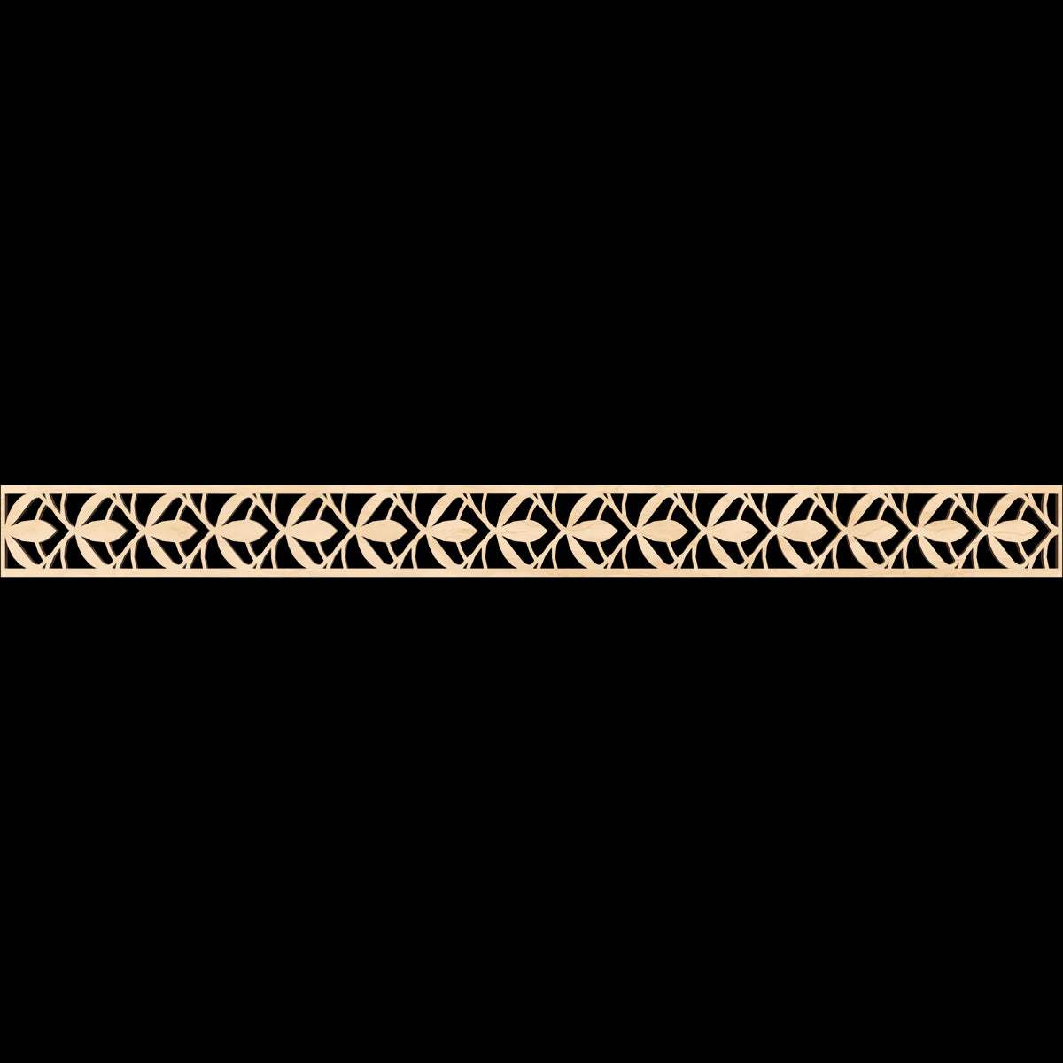 Salem Fretwork Moulding - Decorative Wood Trim for Home Interior & Furniture Design | Perfect for DIY Projects, Wall Accents, and Cabinet Embellishments