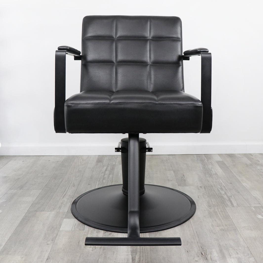 Premium Savannah Salon Chair - Hydraulic Adjustable Styling Chair for Hairdressers & Barbers - Perfect for Salons, Barber Shops & Home Use