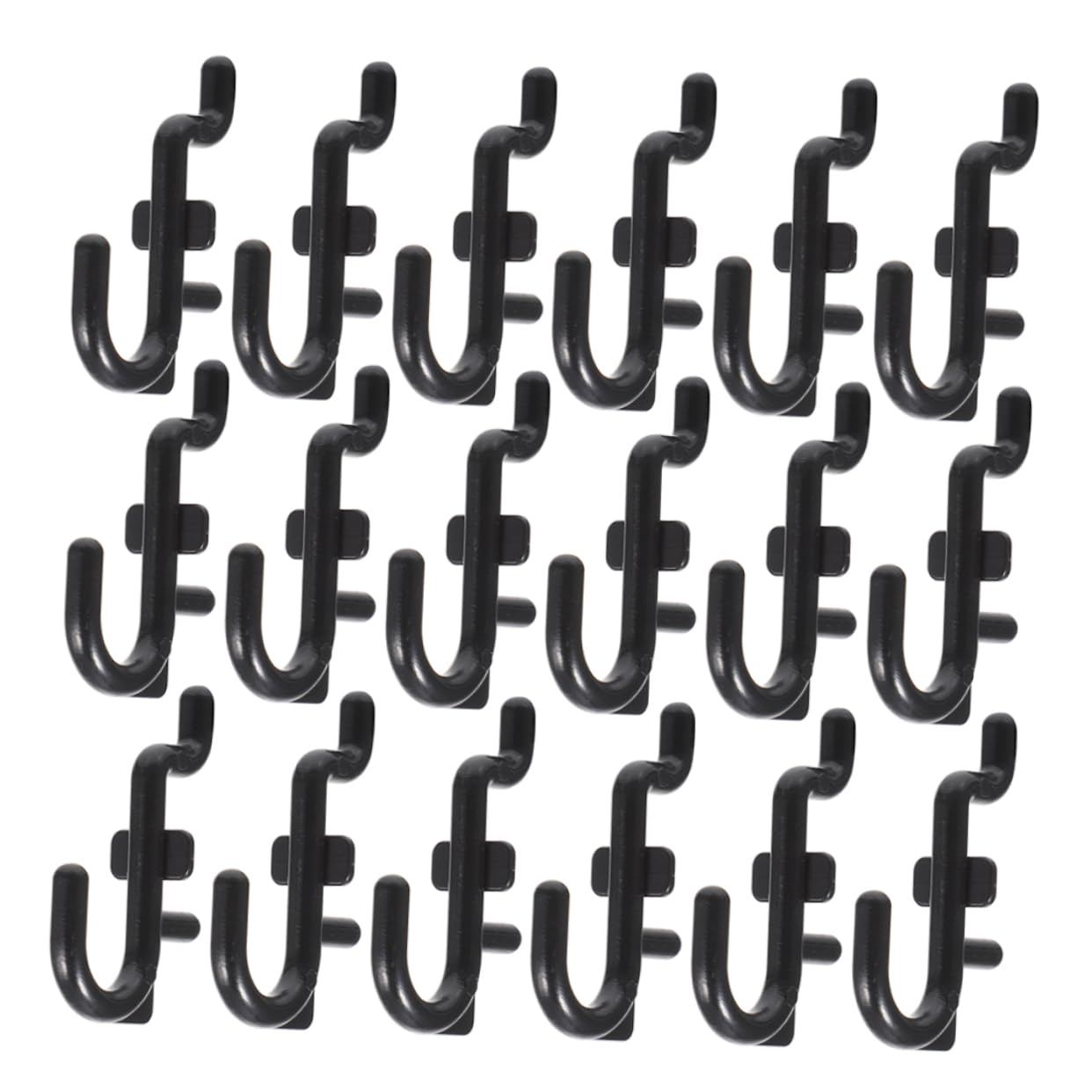 HOMSFOU 4 Sets Pegboard Hooks Kit - 30pcs x 4 Heavy Duty Utility Hooks for Hanging Tools, Space Saving Garage & Workshop Organization - Easy to Install for Tool Storage, DIY Projects & Home Improvement