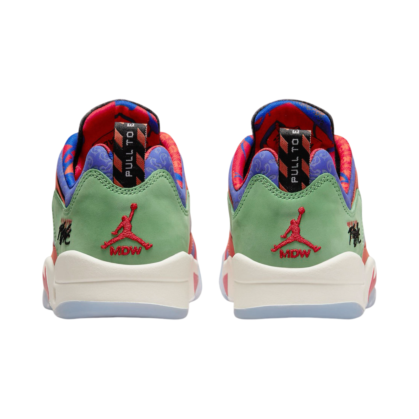 Air Jordan 5 Retro Low Doernbecher Michael Hyper Royal Orange Sneakers - Limited Edition Basketball Shoes for Men - Perfect for Streetwear & Sneaker Collectors