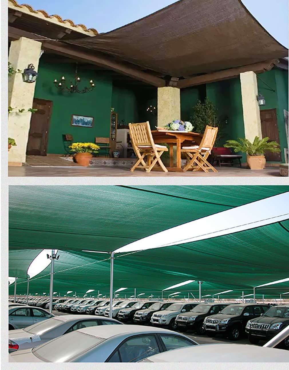 **Durable 40% Black Shade Cloth with Grommets - UV Resistant Garden Sun Shade Netting for Pergola, Greenhouse, Plants, Chicken Coop - Anti-Freezing Mesh Tarp (5x8m, Black) - Perfect for Outdoor Shade, Plant Protection & Poultry Cooling**