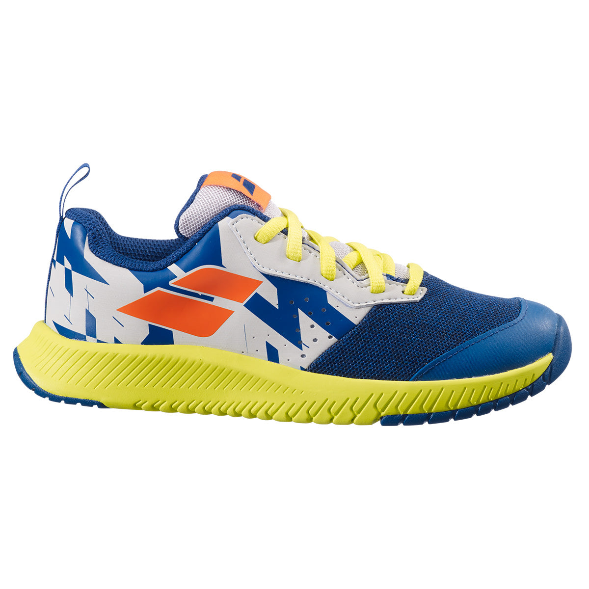 Babolat Pulsion AC Junior Tennis Shoes for Kids - Lightweight & Durable Dark Blue/Yellow Sneakers - Perfect for Tennis Training & Court Play