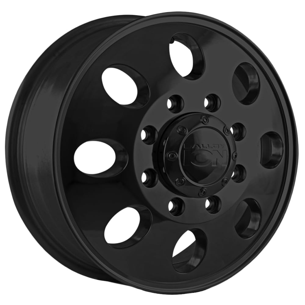 Ion Wheels 167 Matte Black Alloy Steel Wheel - 17x6.5 Inches, 6x130mm Bolt Pattern, 125mm Offset - Perfect for ATVs, UTVs & Off-Road Vehicles