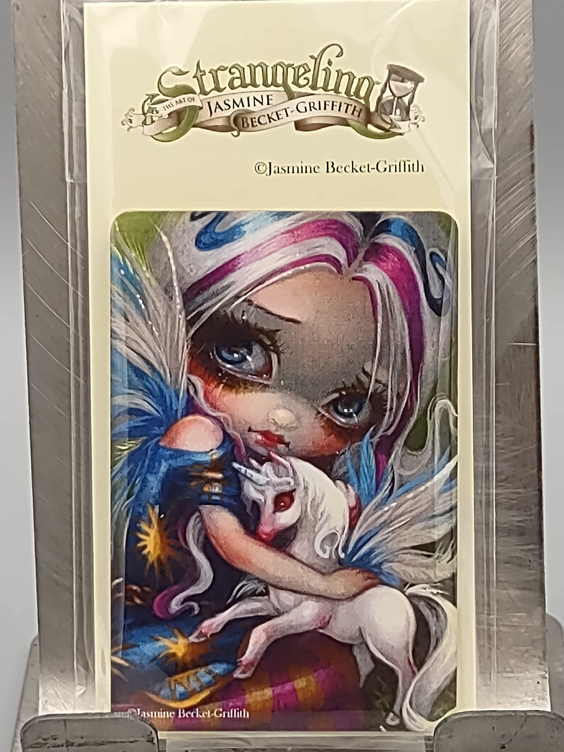 Gothic Fairy Tale Twilight Delight Wood Magnet - Jasmine Becket-Griffith Art, Laser-Cut UV-Coated 2x3 Inch Decorative Fridge Magnet (1252-LM) - Perfect for Home, Office & Gift Giving