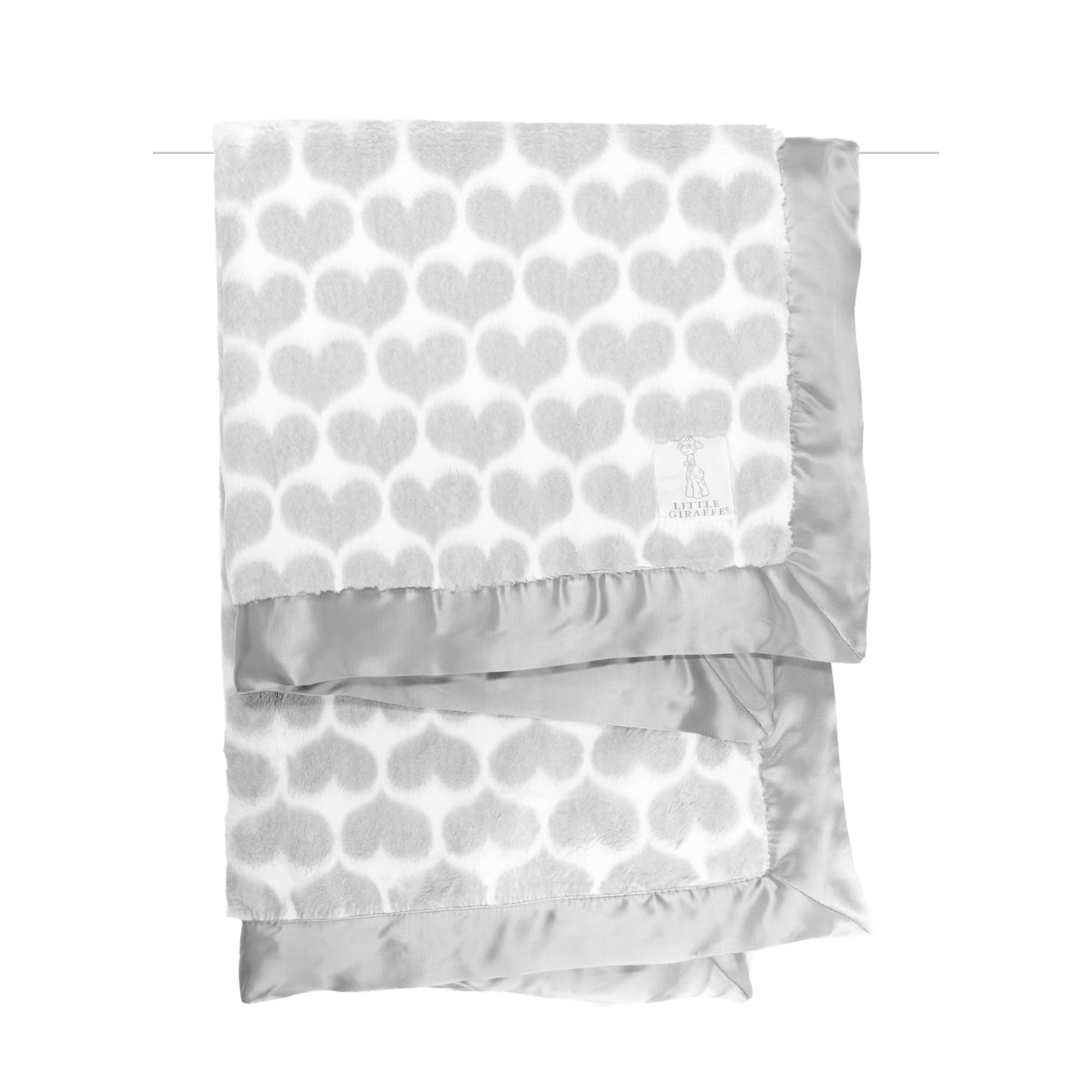 Little Giraffe Baby Blanket - Ultra Soft Luxury Blanket with Satin Trim - Perfect for Strollers, Swaddling & Newborn Essentials - Ideal Baby Shower Gift - 29