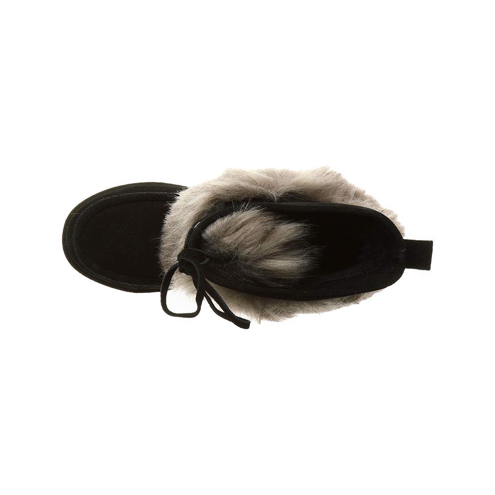BEARPAW Women's Arden Sheepskin Ankle Winter Boots - Cozy & Warm Snow Boots for Women, Slip Resistant Comfortable Winter Shoes for Outdoor, Hiking, and Casual Wear